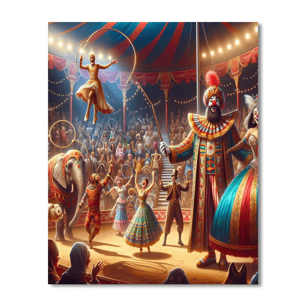 The International Circus Festival - Monte Carlo, Monaco Paint By Numbers Kits