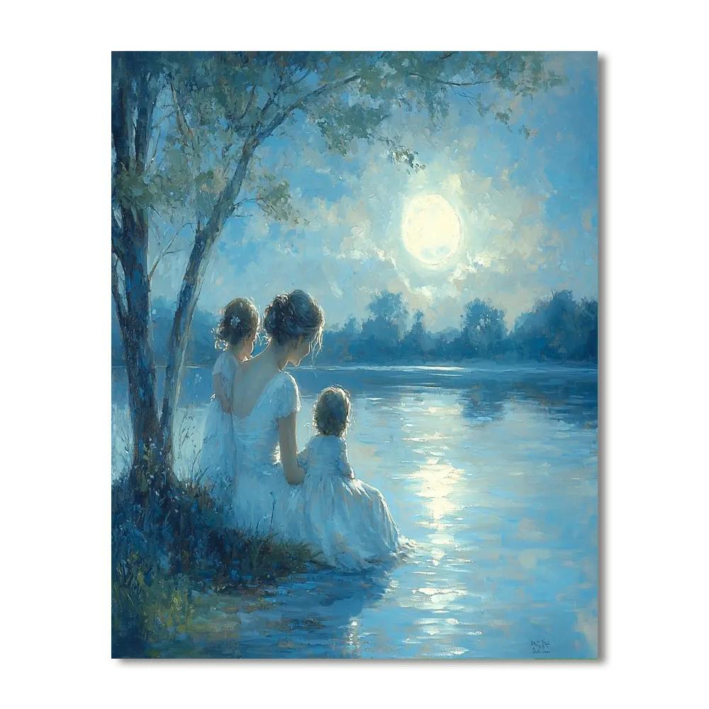 Moonlit Whispers Paint By Numbers Kits