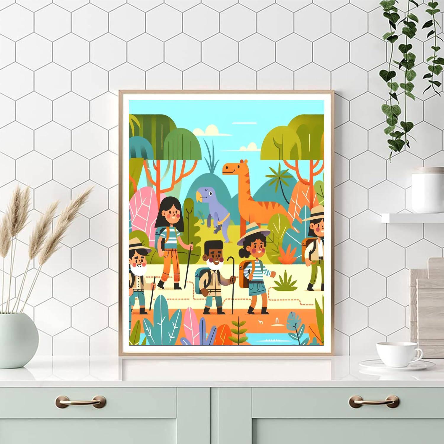 Jungle Explorers In The Wild Paint By Numbers Kits