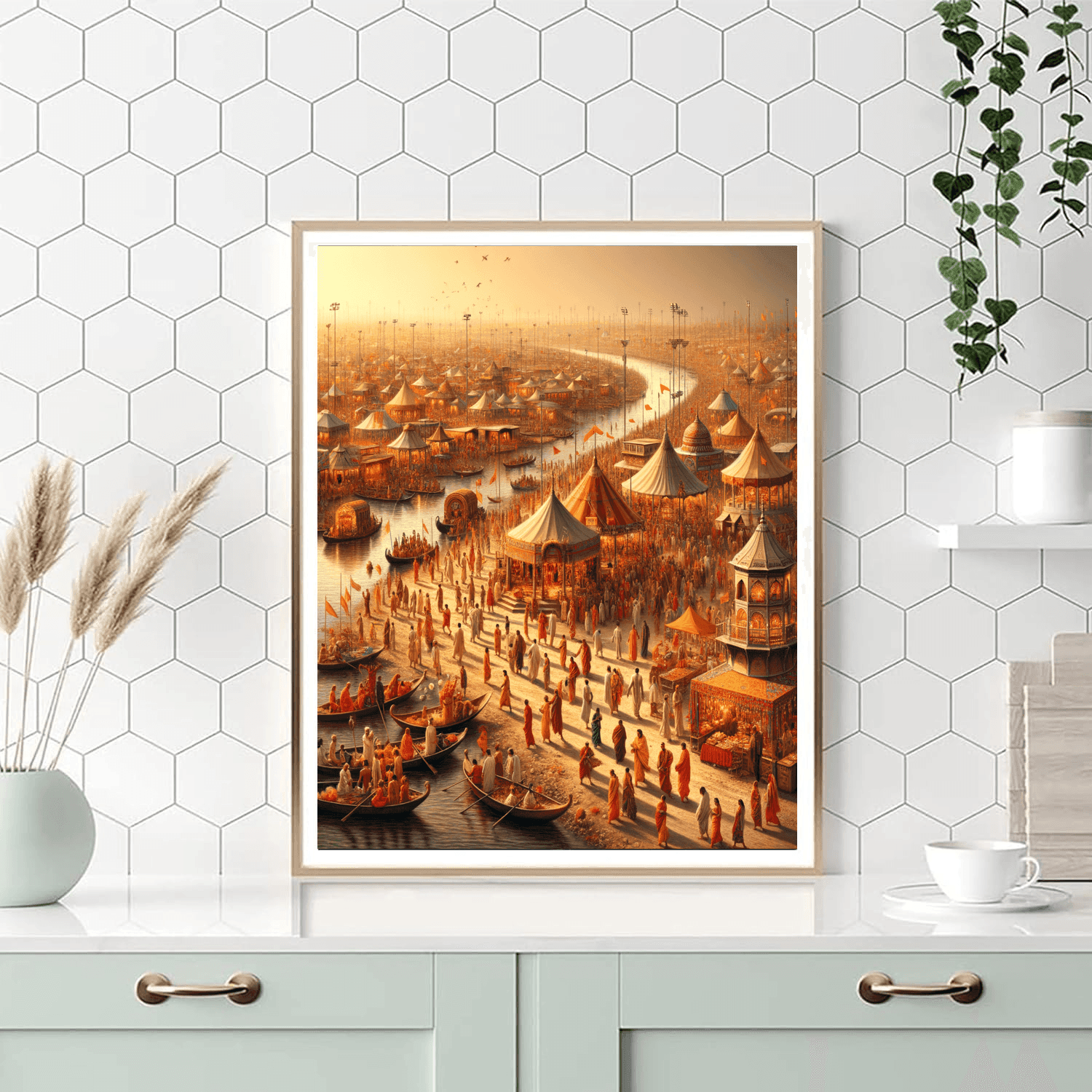 Kumbh Mela - Allahabad, India Paint By Color