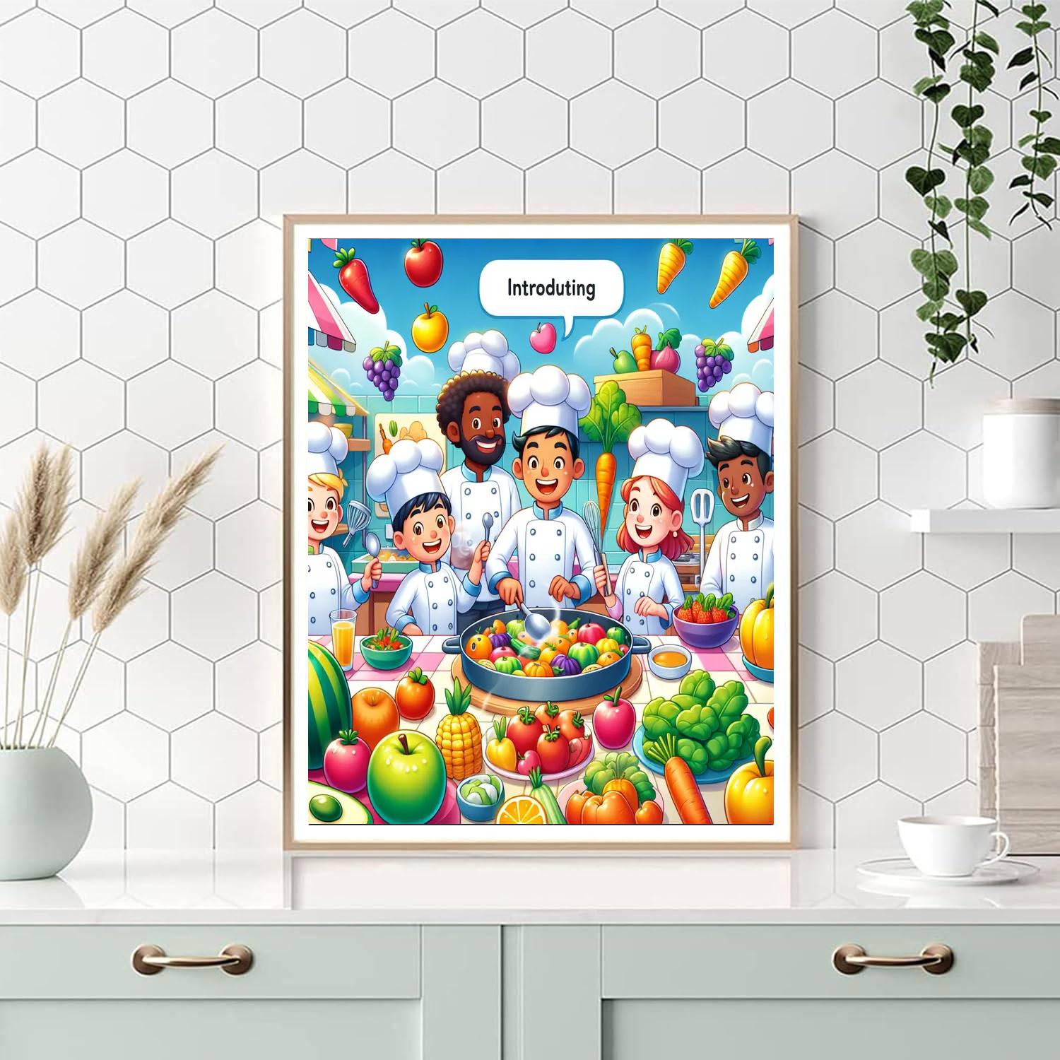 Cooking Creations Number Painting