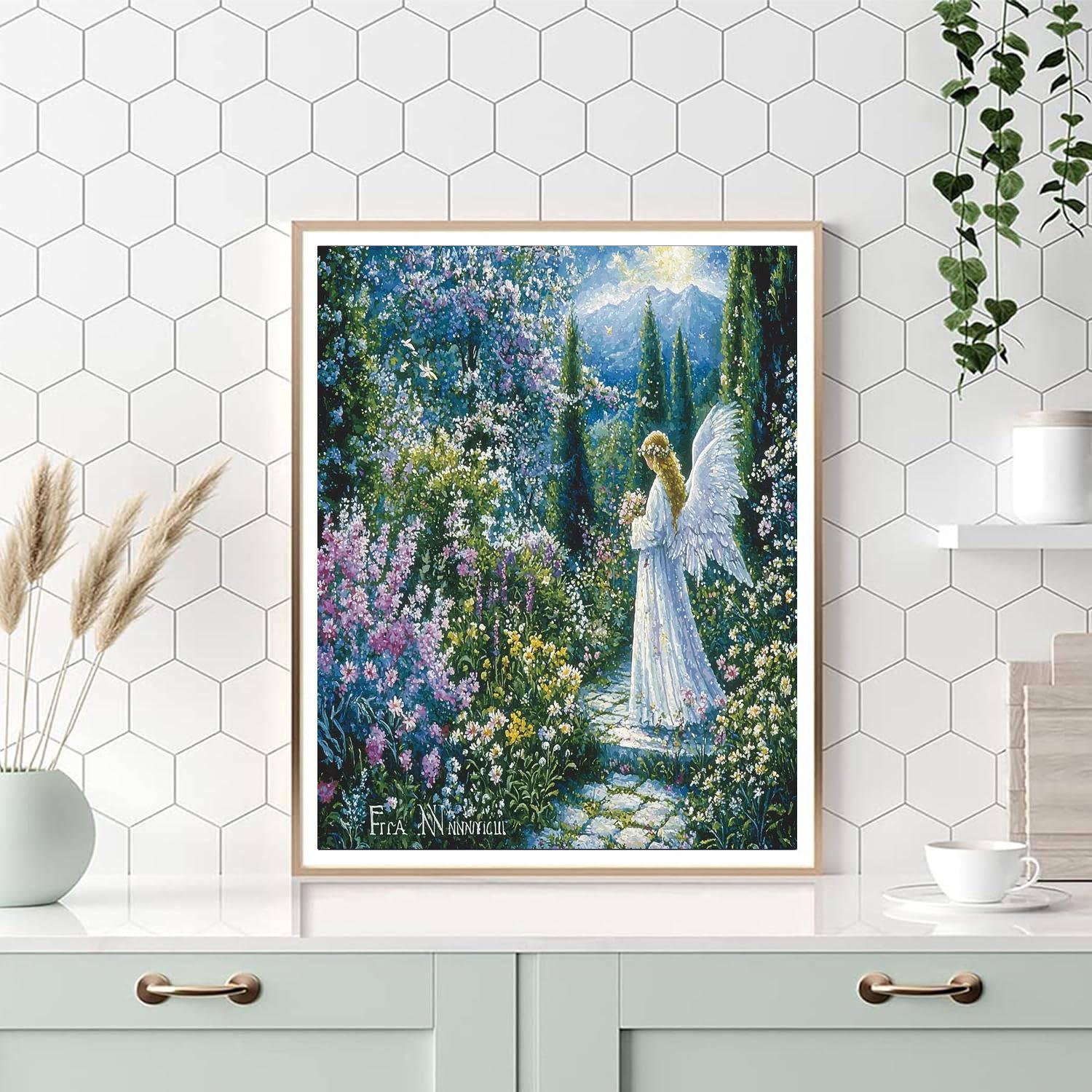 Fra Angelico Inspired Heavenly Garden  Painting By Numbers Kit