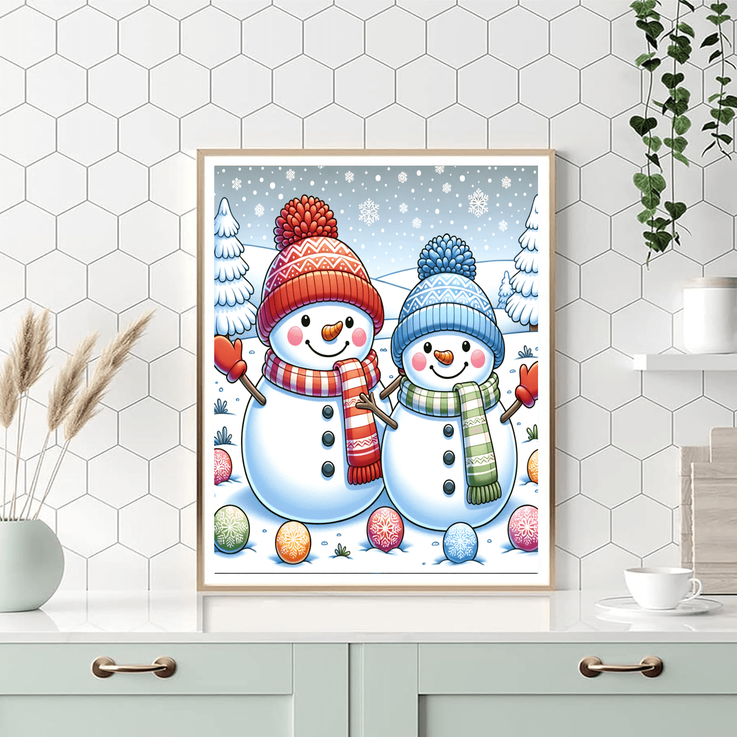 Adventure In A Magical Winter Wonderland Paint By Color