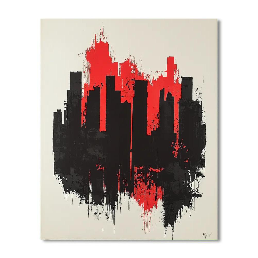 Banksy Inspired Unseen Barriers  Paint By Number