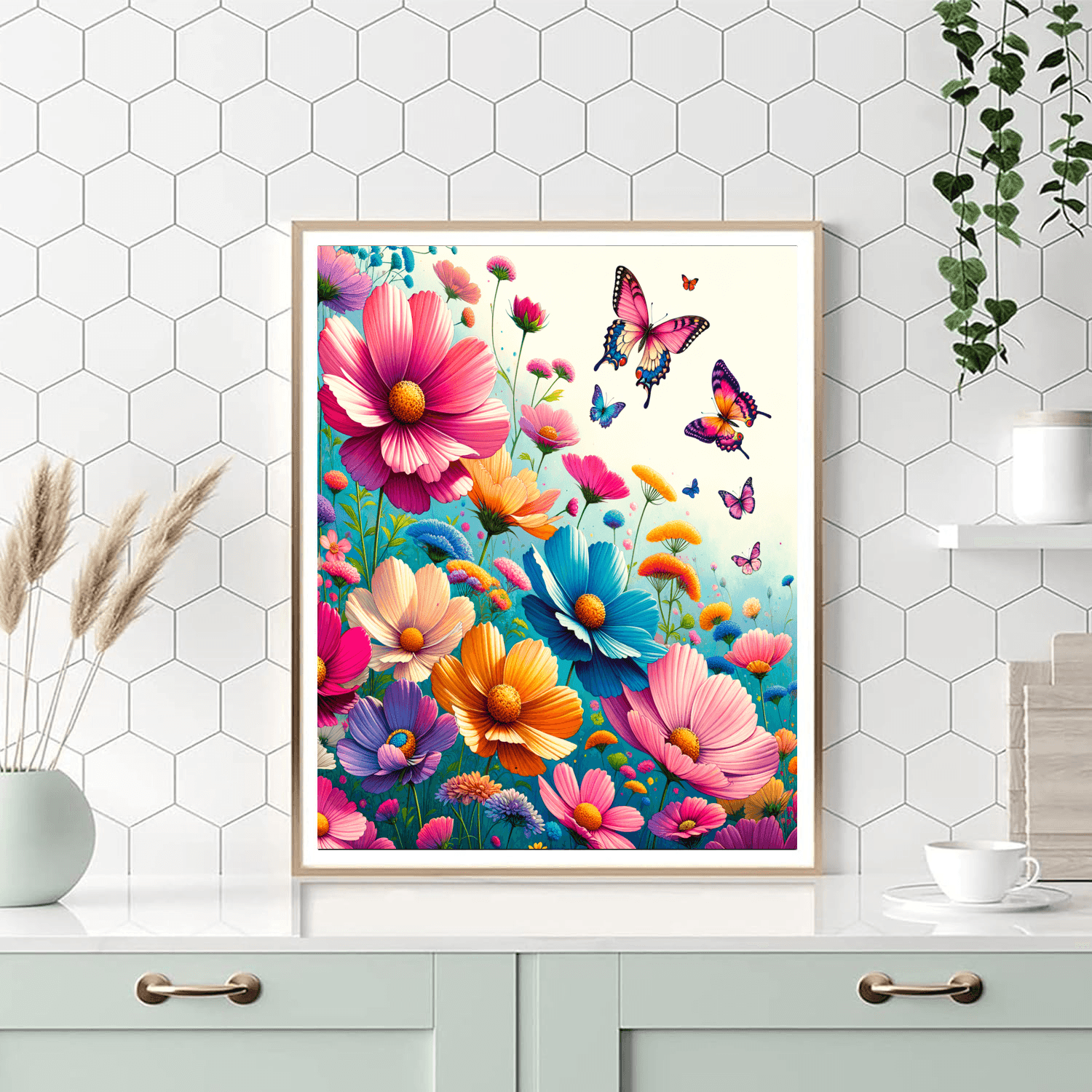 Exquisite Butterfly Garden Paint By Number