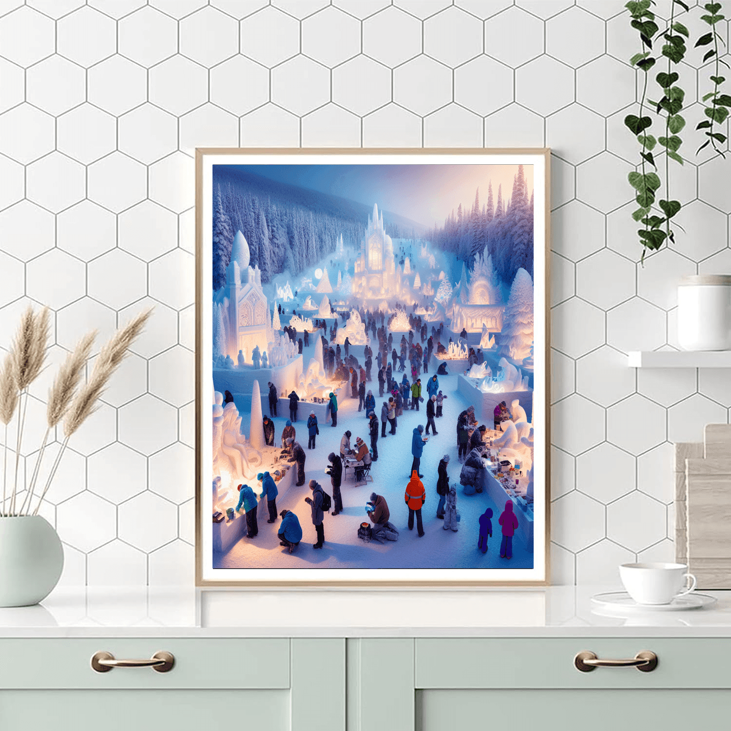 Snow Sculpture Festival - Canada Paint By Number