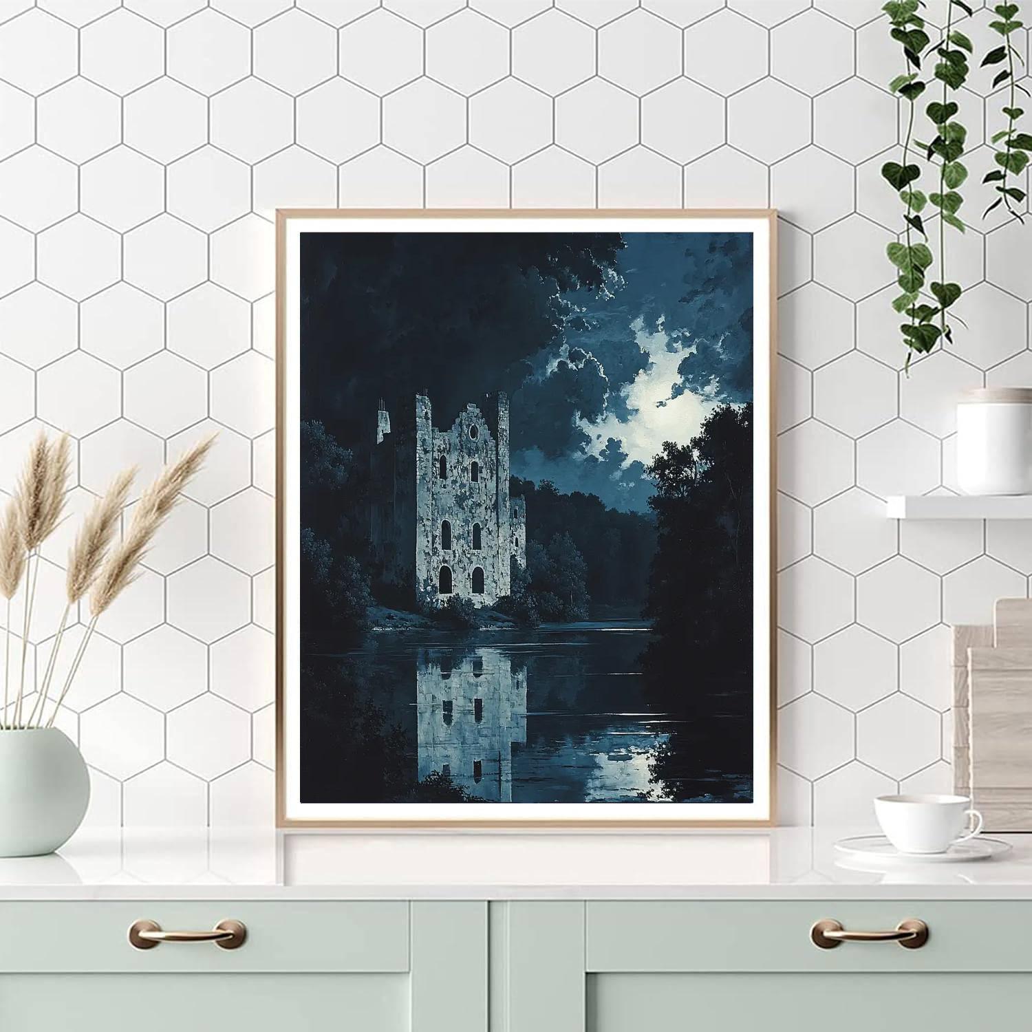 Caravaggio Inspired Veil Of Midnight  DIY Paint By Numbers