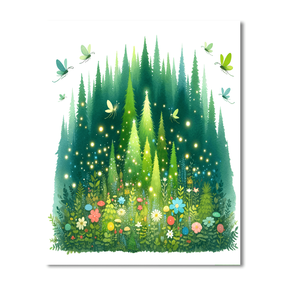 Magic Forest Fairies Paint By Numbers