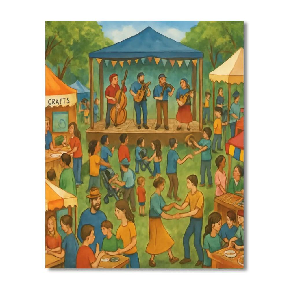Albuquerque Folk Festival Numbered Painting Kits