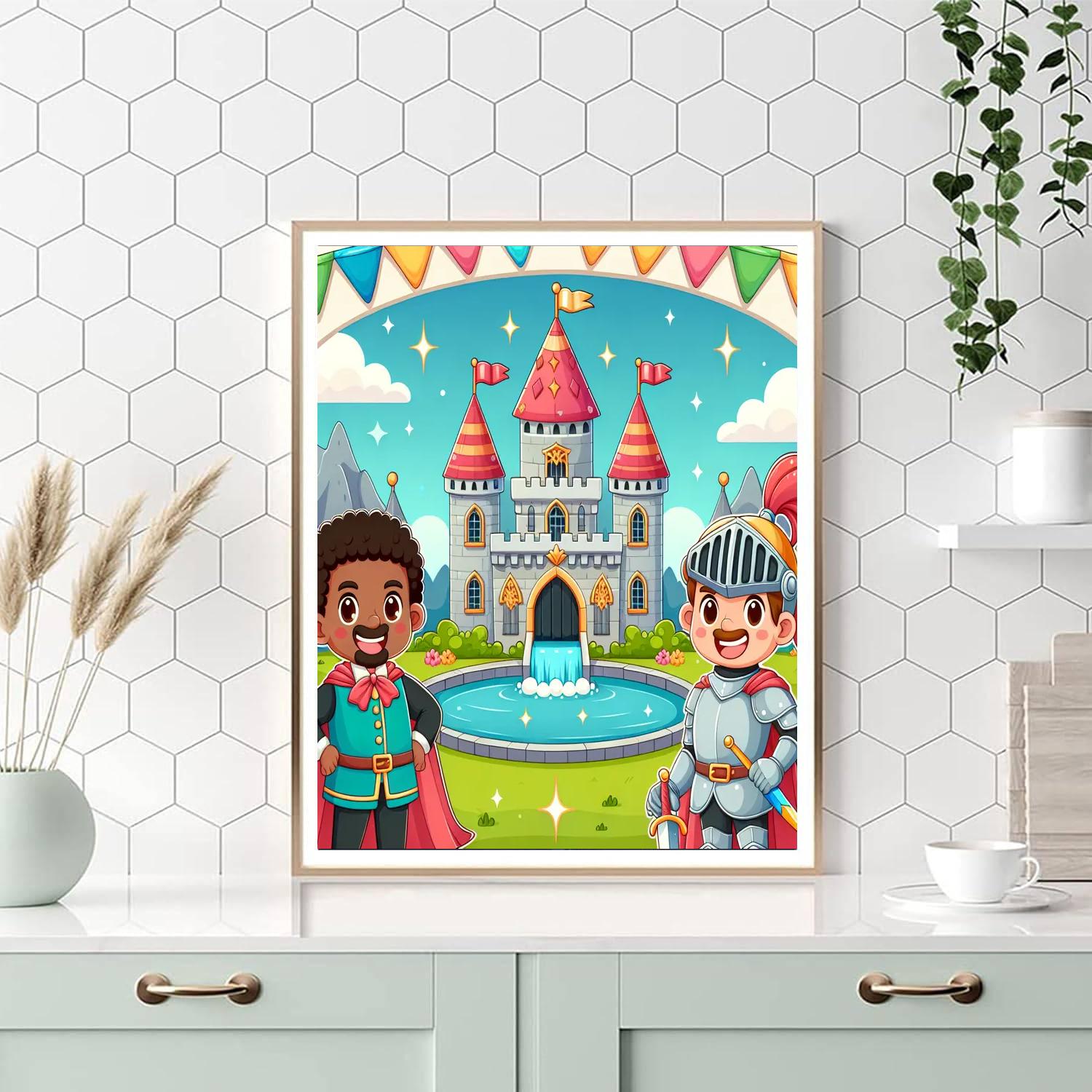 Knight's Castle Numbered Painting Kits
