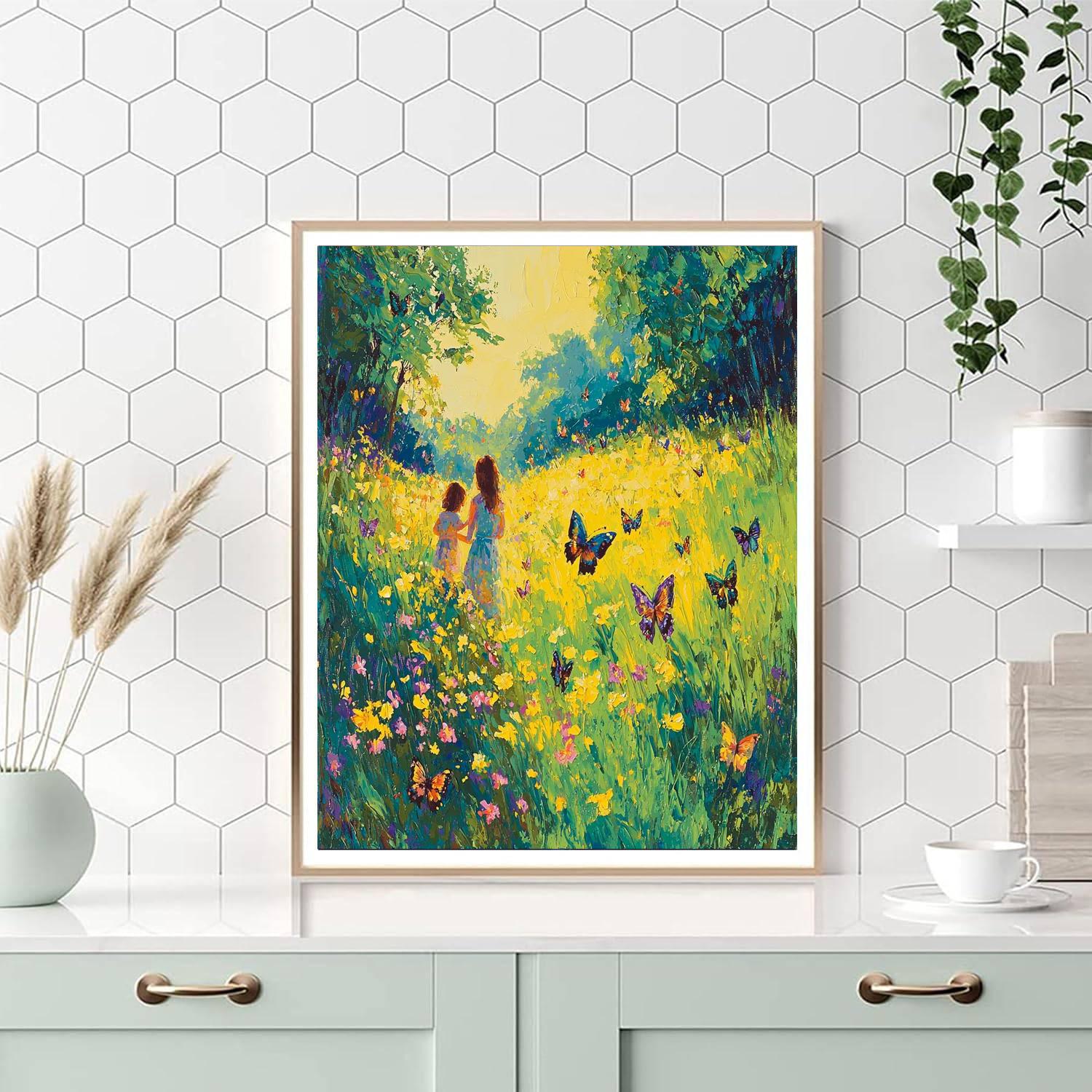 Bonds Among Butterflies Painting Number Kit