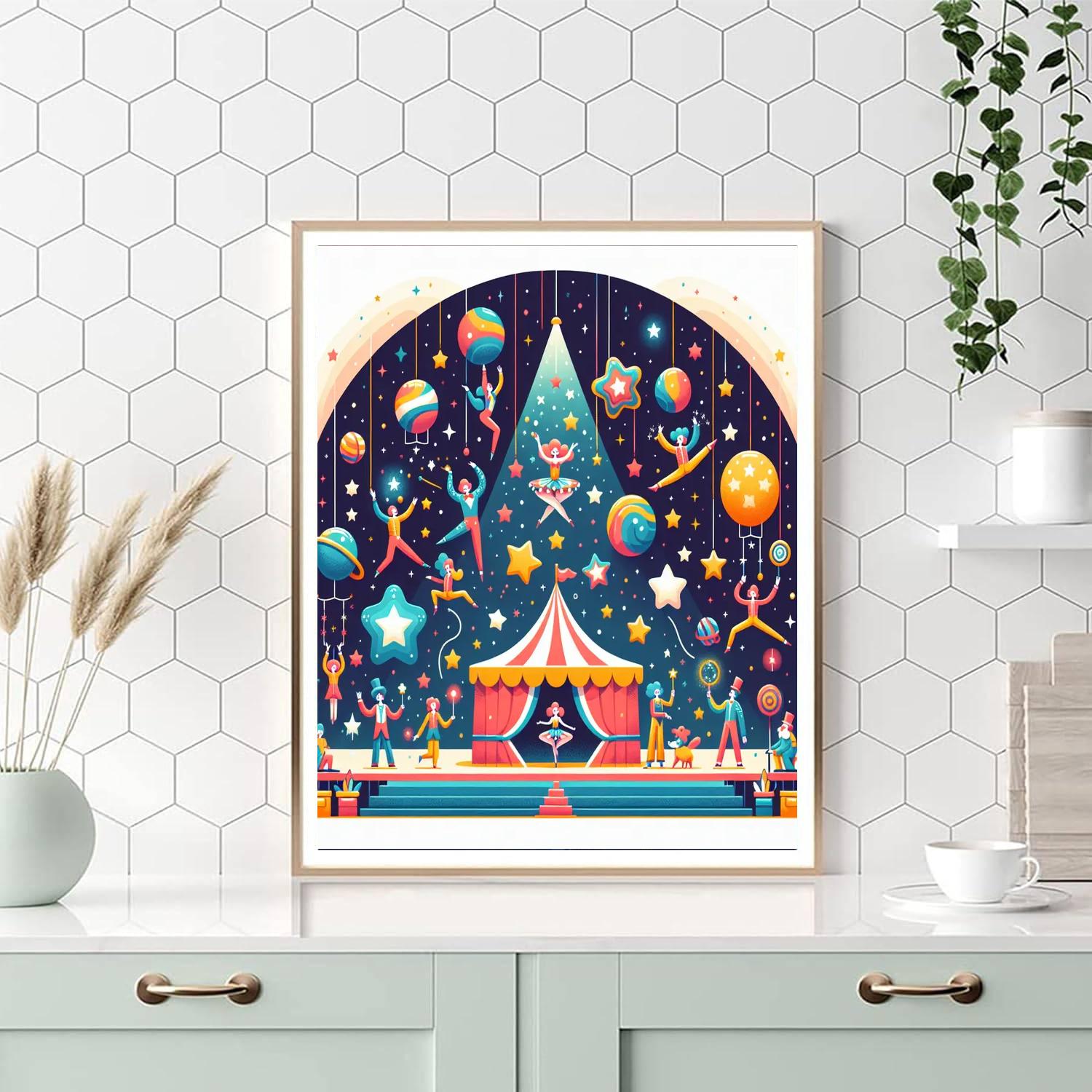 Twinkle Tots' Cosmic Circus Paint By Color