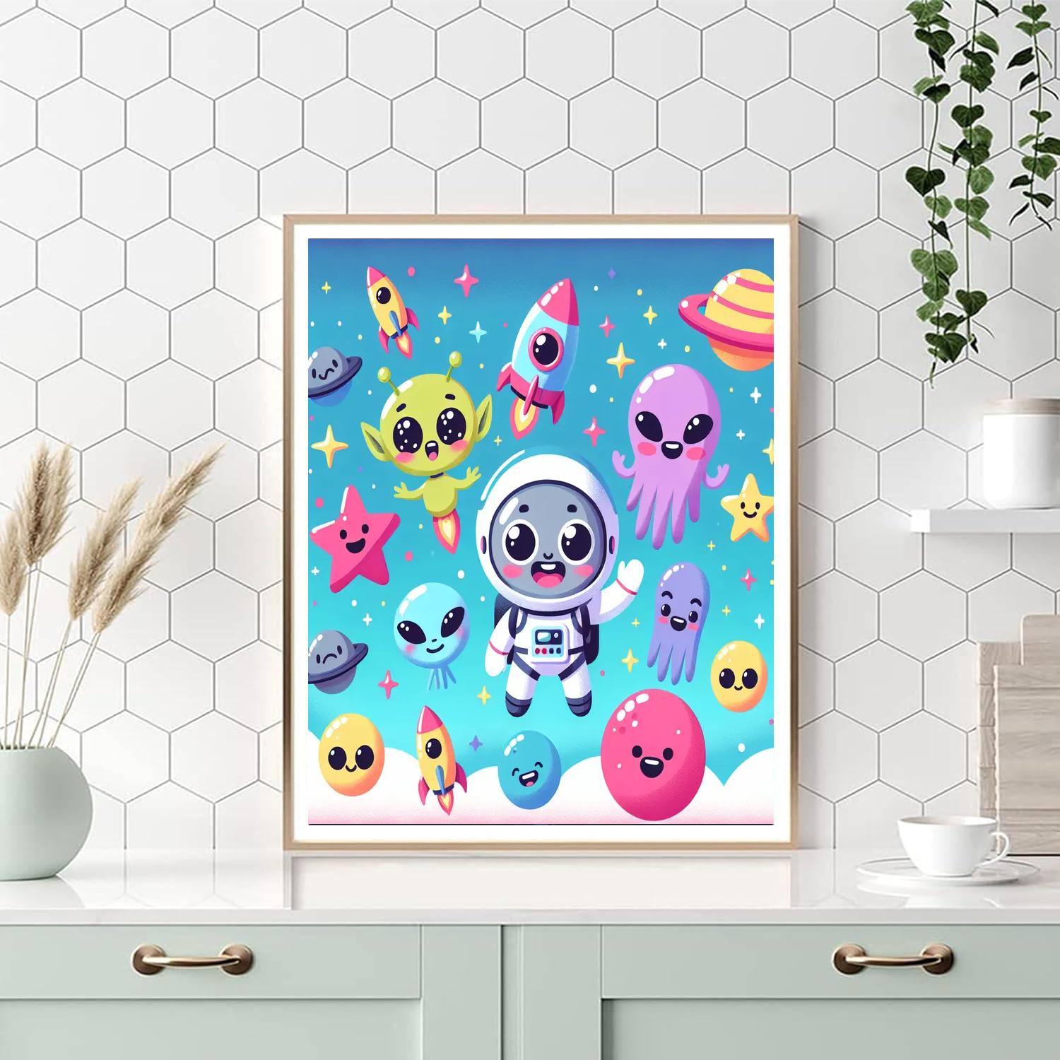 Space Adventure Pals Paint By Numbers Kits
