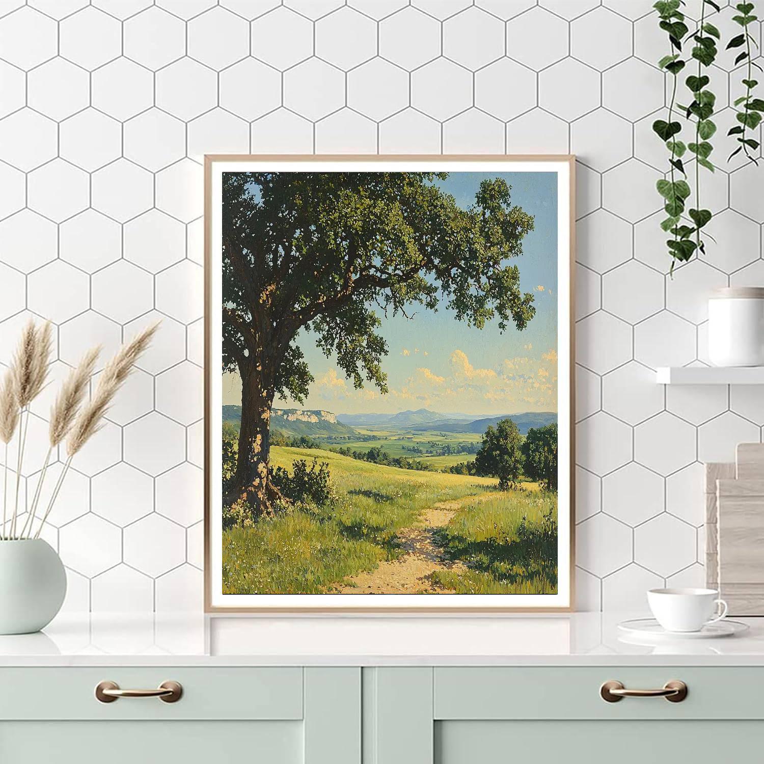 Albert Bierstadt Inspired Wild Prairie Serenade  Painting By Numbers Kit