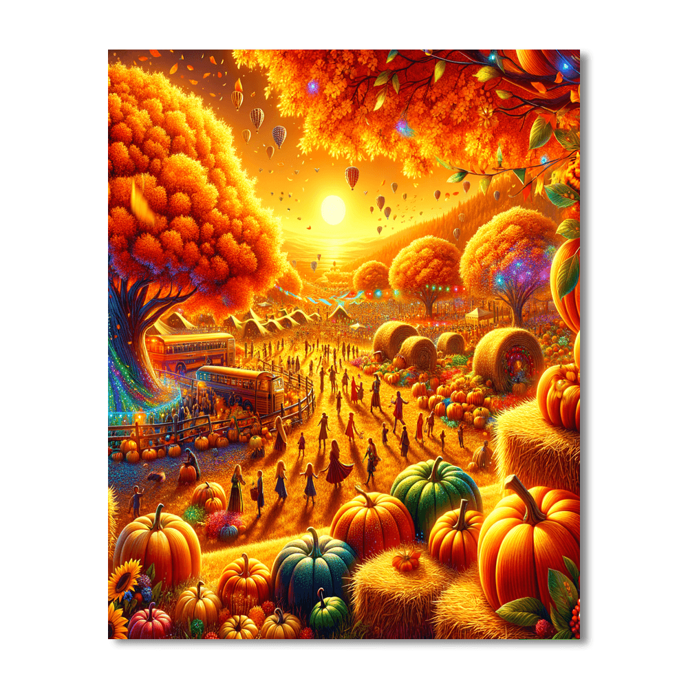 Harvest Festival Charm DIY Paint By Numbers