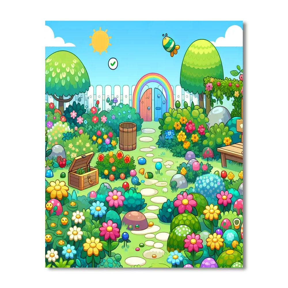 Garden Adventure Hunt Numbered Painting Kits