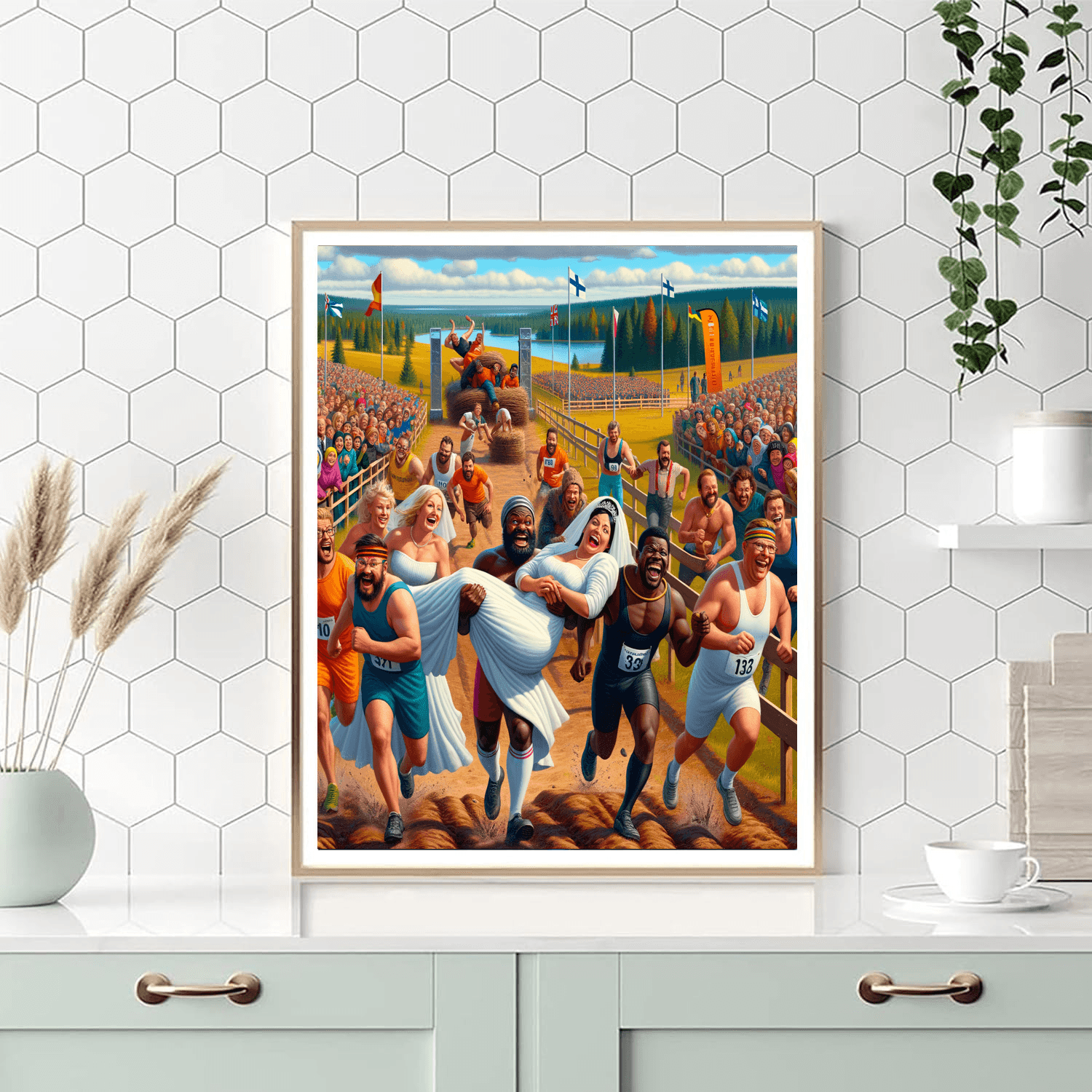 Wife Carrying World Championship - Finland Painting Number Kit