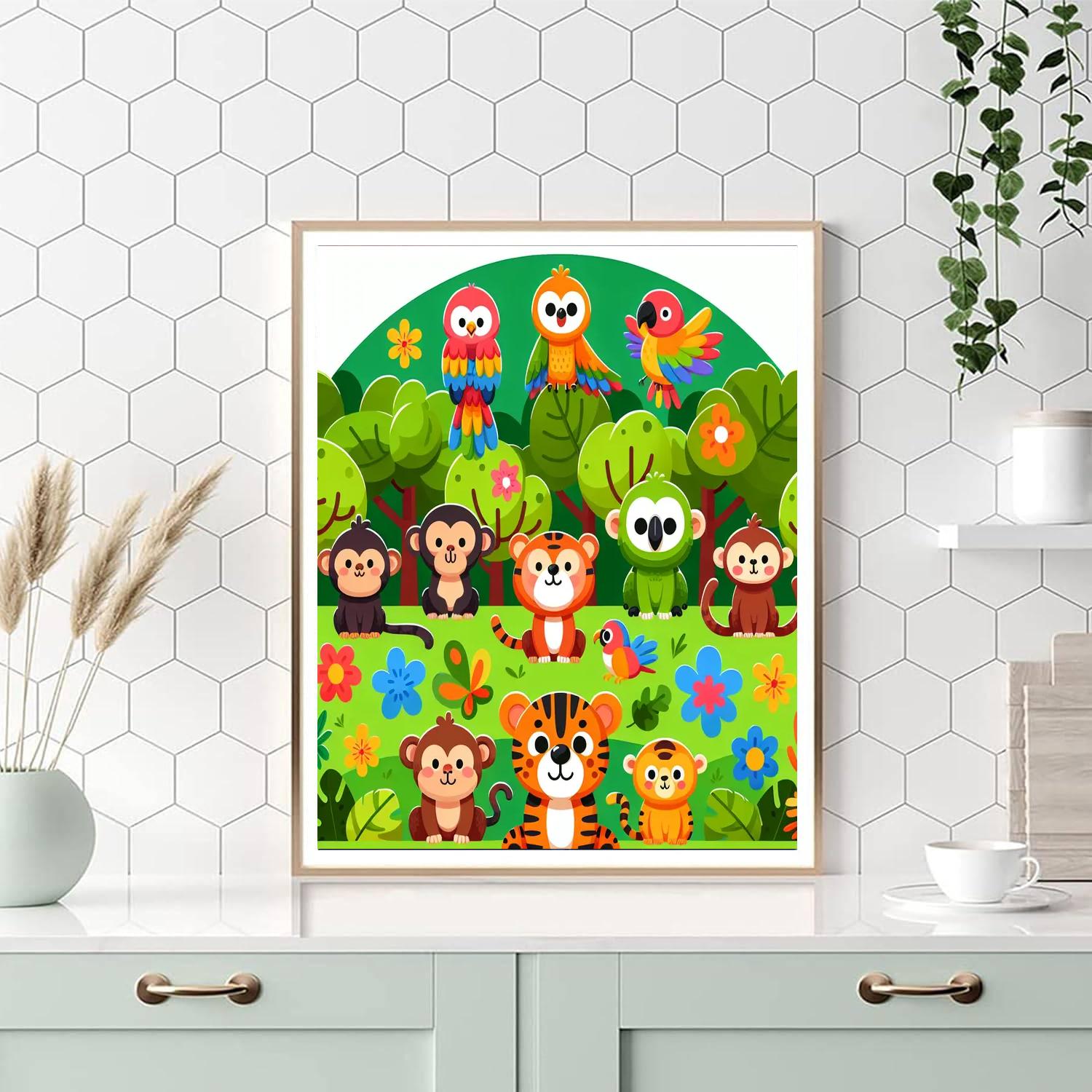 Daring Adventures In The Wild Numbered Painting Kits