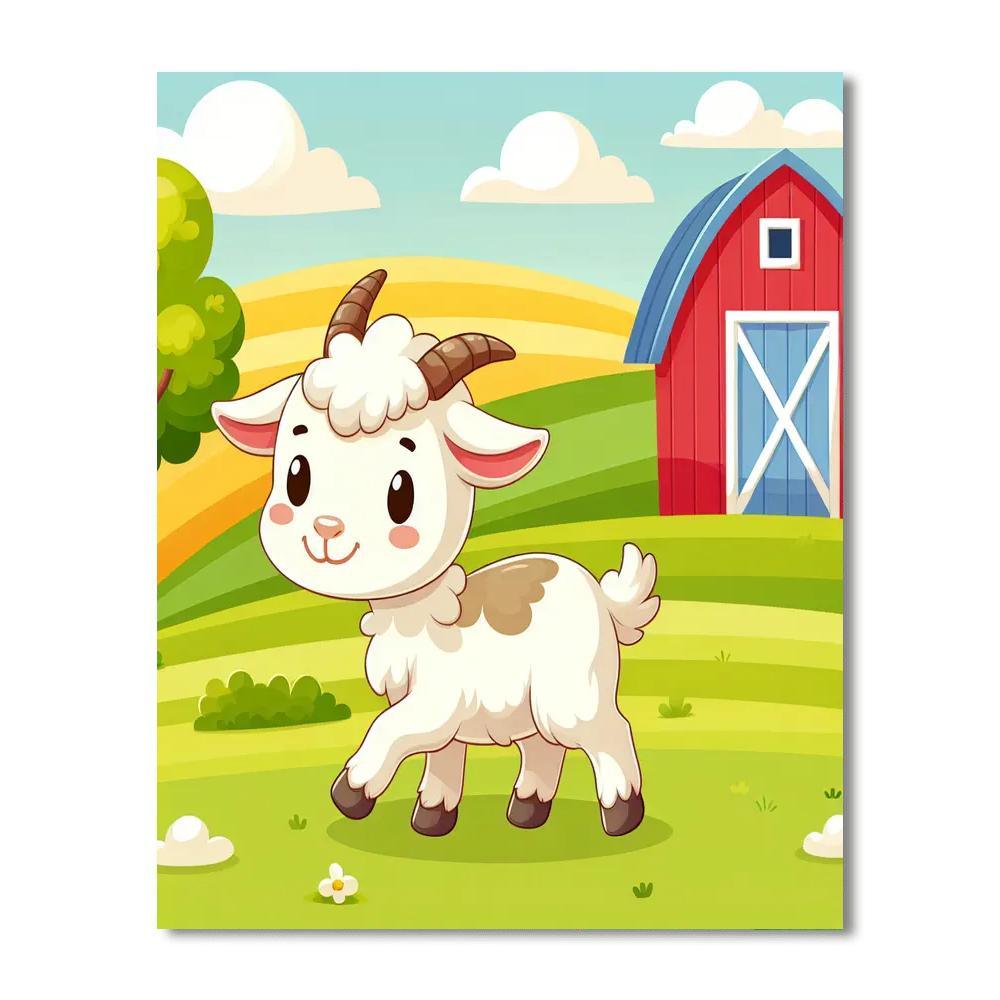 Wandering Goat Paint By Numbers Art
