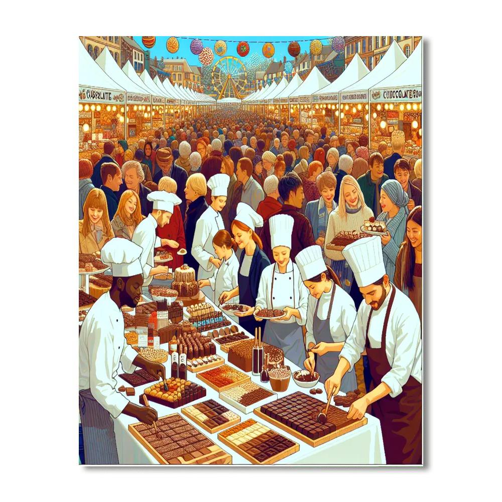 World Chocolate Festival - United Kingdom Paint By Color