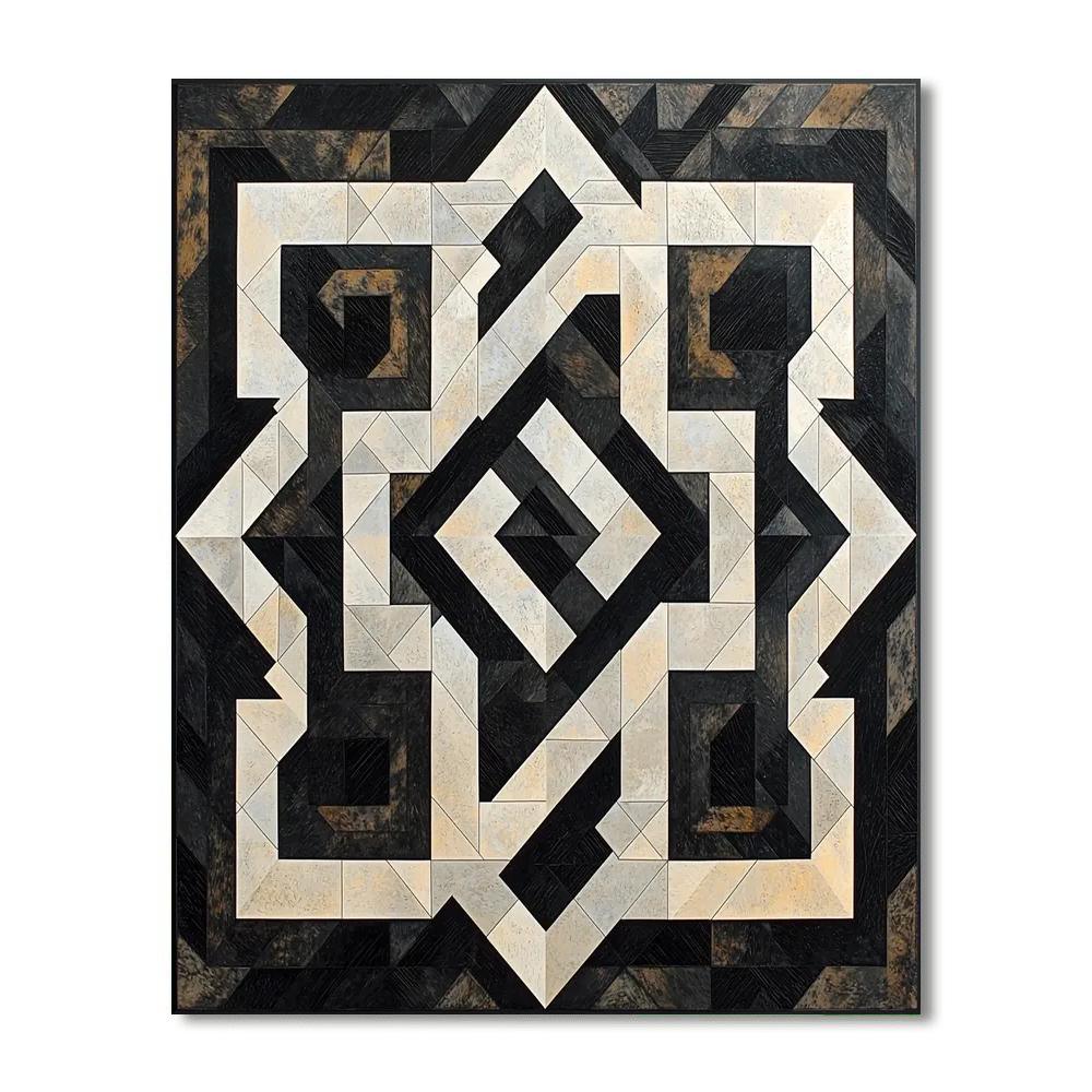 M.C. Escher Inspired Eternal Symmetry  Paint By Numbers Kits