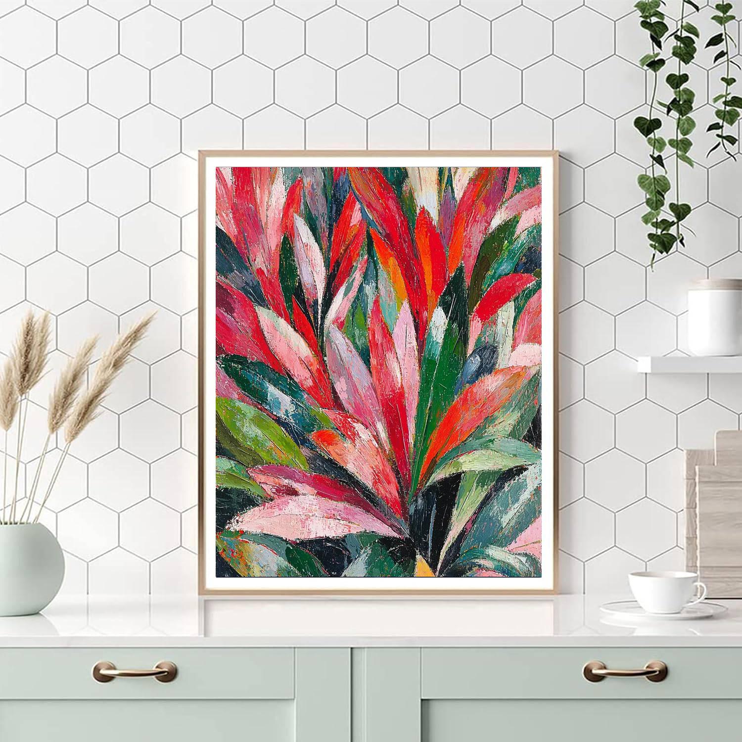 Paul Cézanne Inspired Intertwined Flora  Painting By Numbers Kit