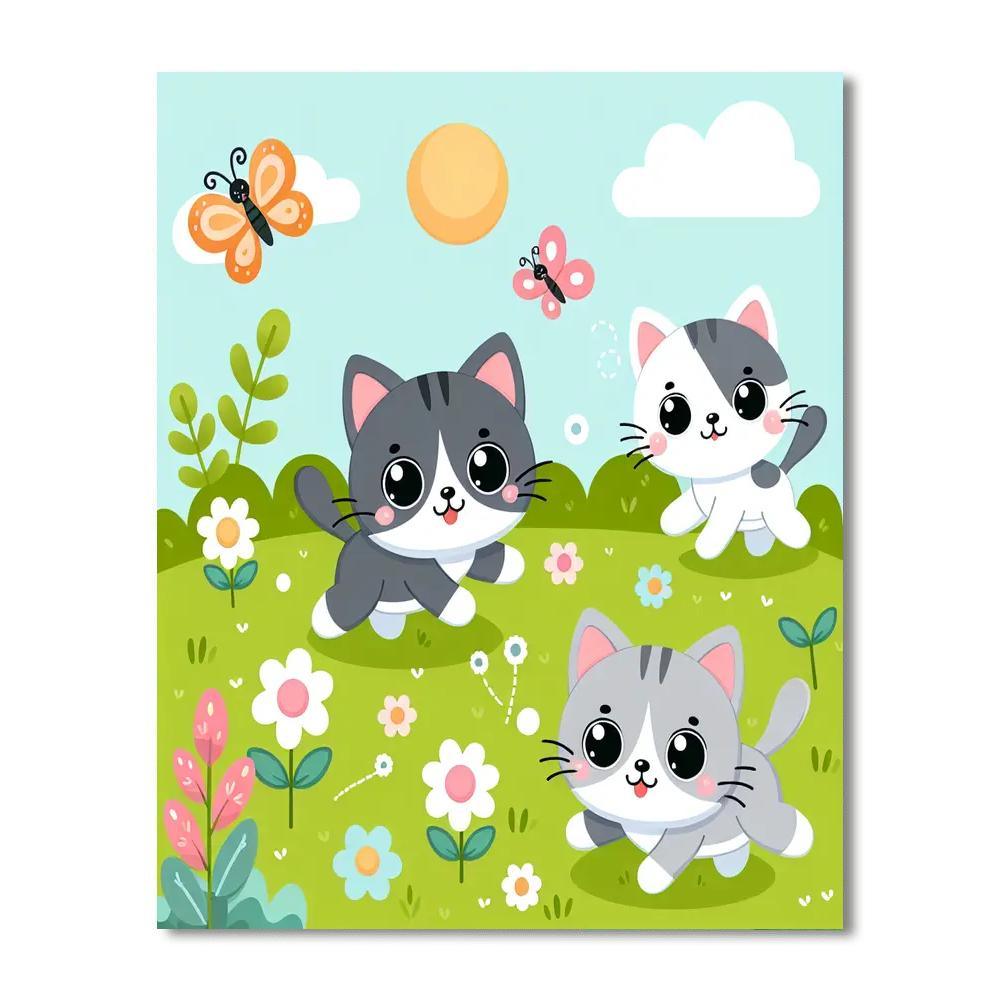 Curious Kittens Adventure DIY Paint By Numbers