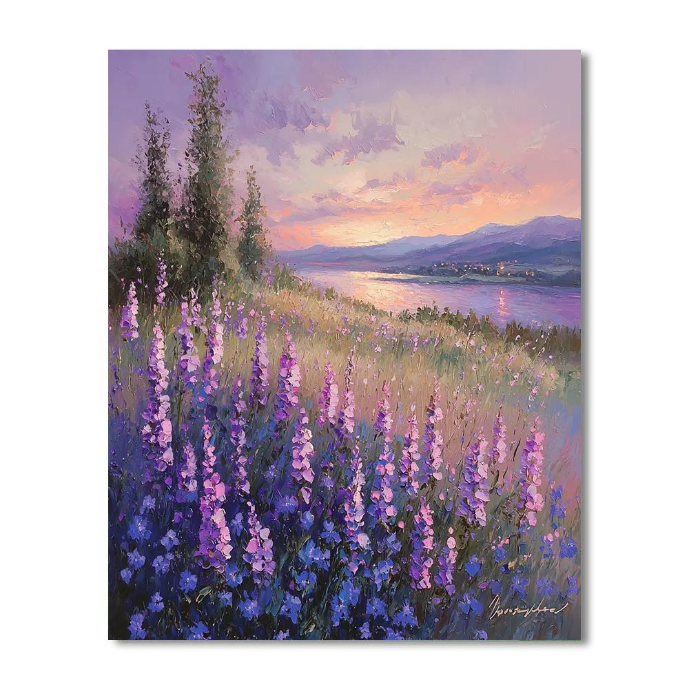 Twilight Walk With Mom Paint By Numbers