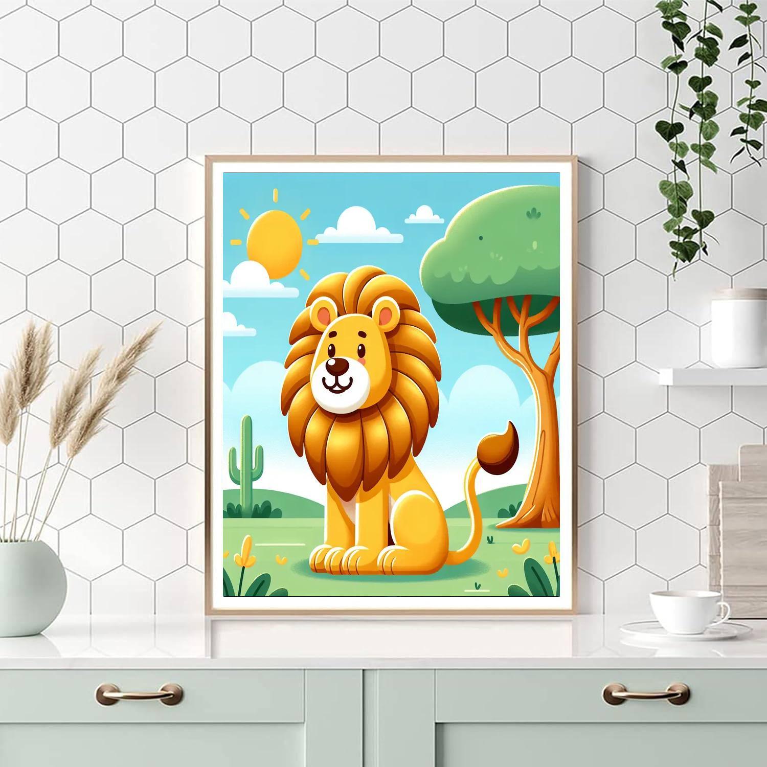 Mighty Lion Paint By Color