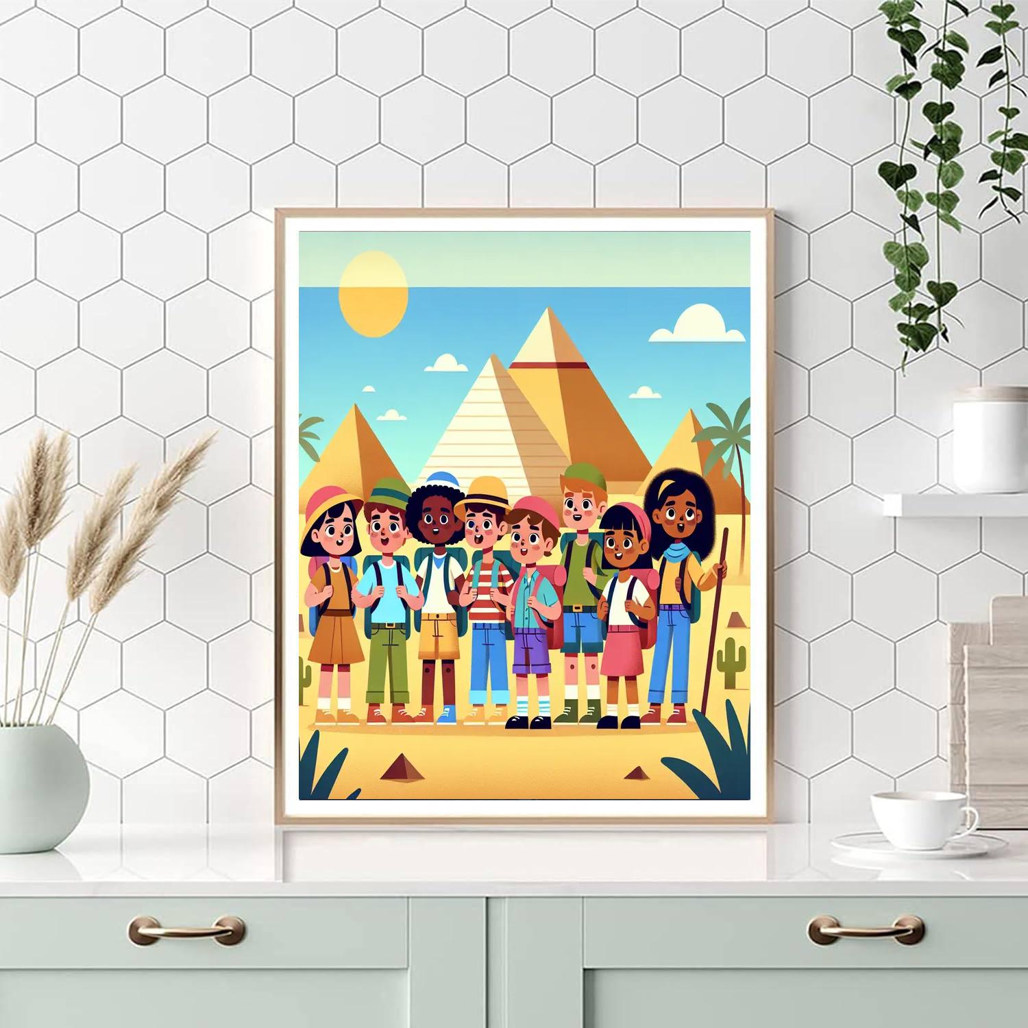 Mysterious Egypt Numbered Painting Kits