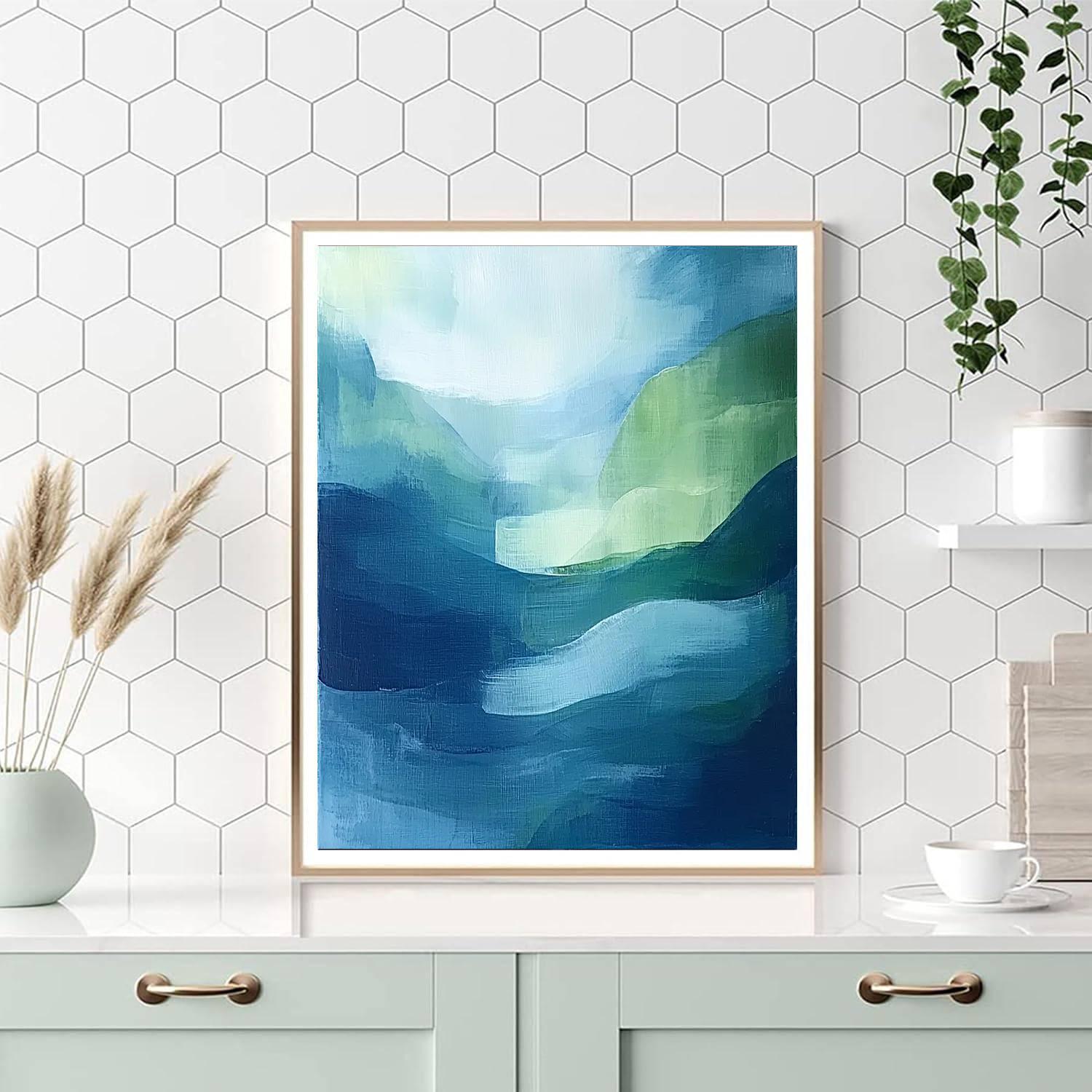 Paul Cézanne Inspired Timeless Cascade  Paint By Numbers Kits