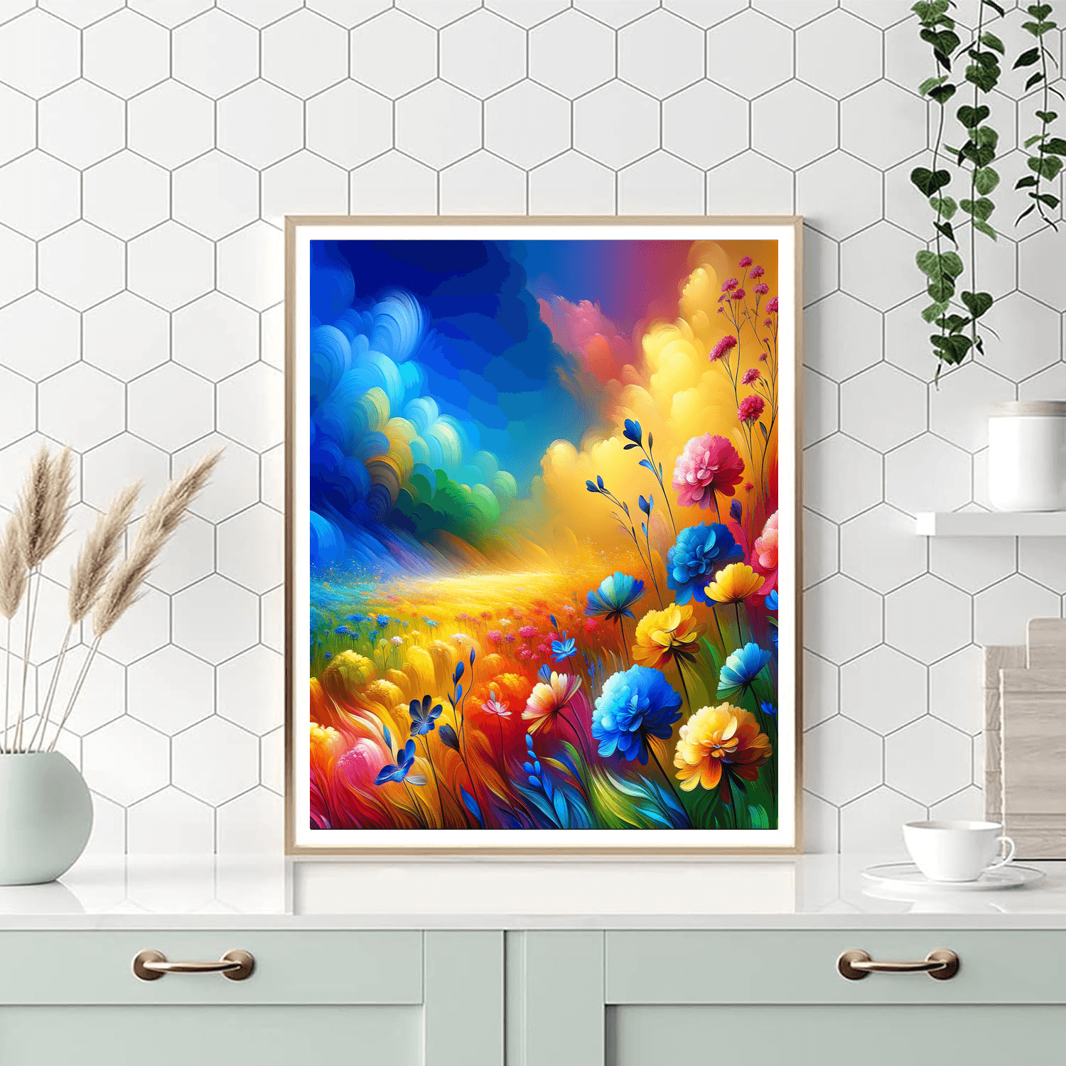 Summer Meadow Dance DIY Paint By Numbers