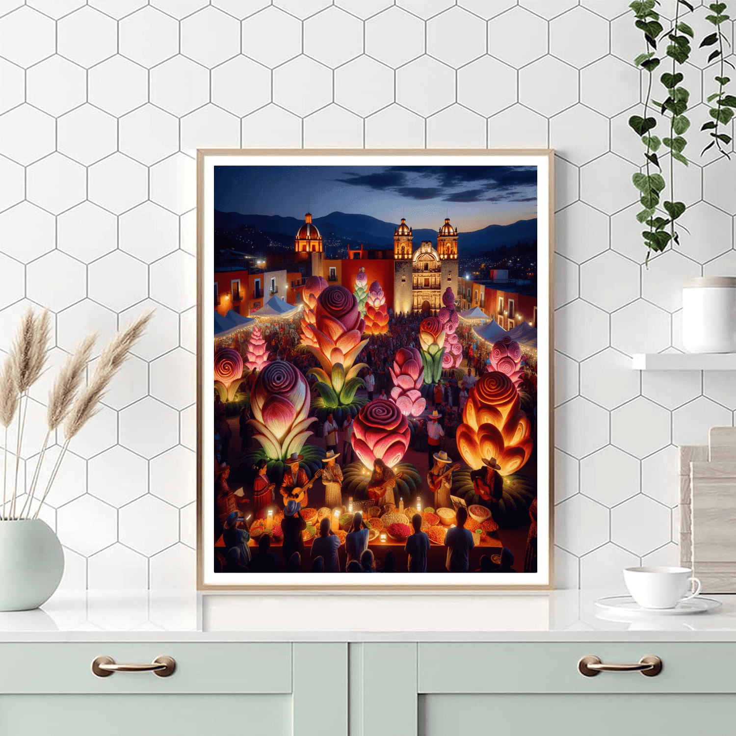 Noche De Los Rabanos - Mexico Painting By Numbers Kit