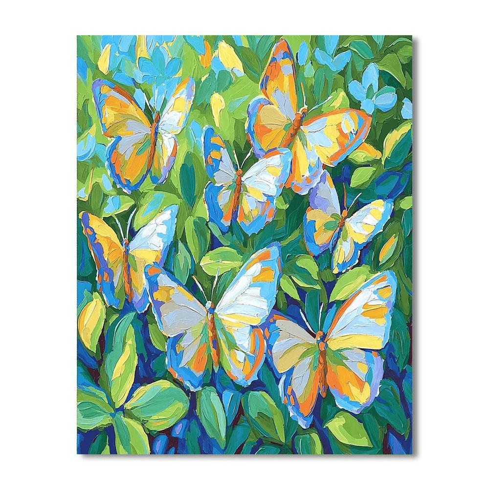 Chasing Butterflies Paint By Number