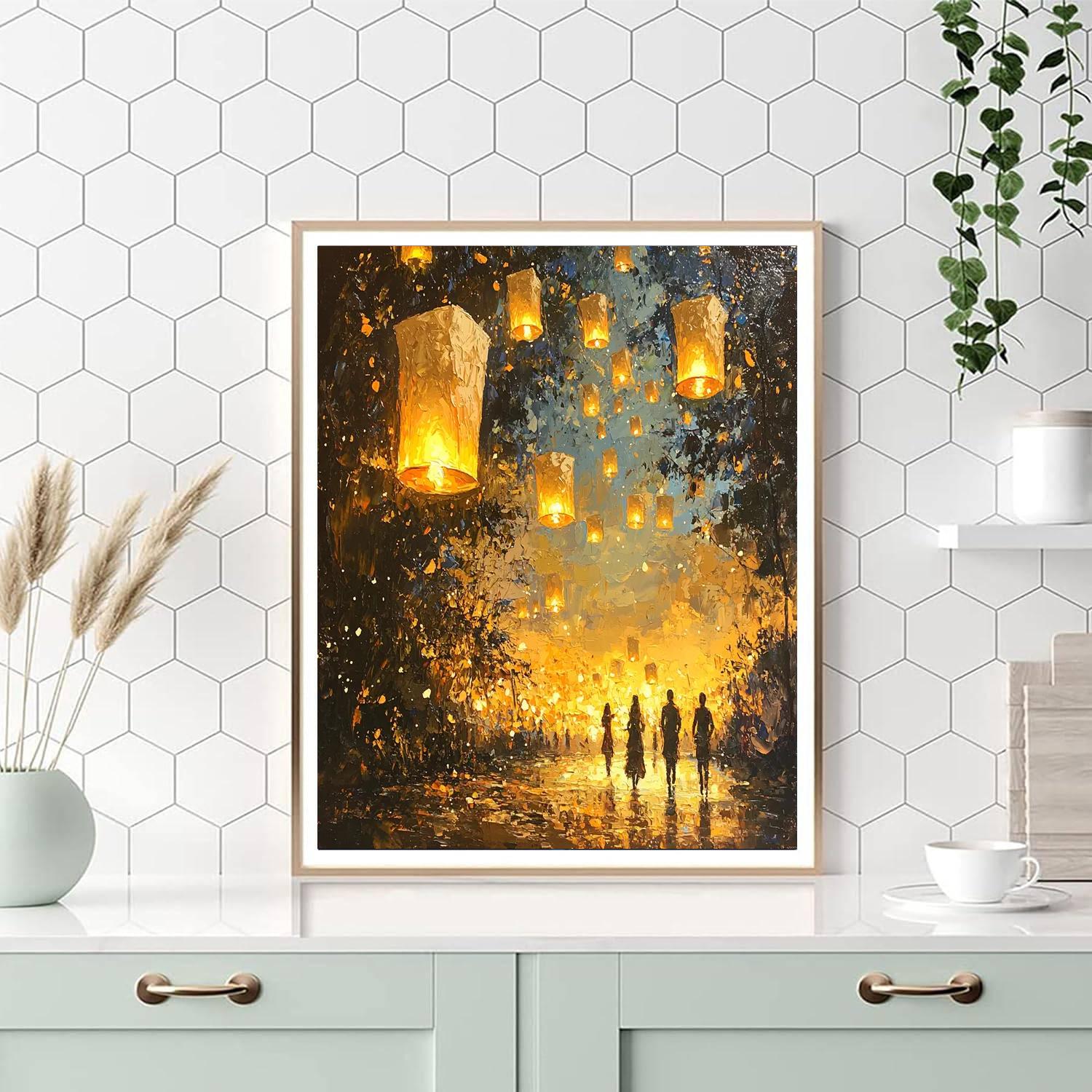 Embrace Of Hope Number Painting