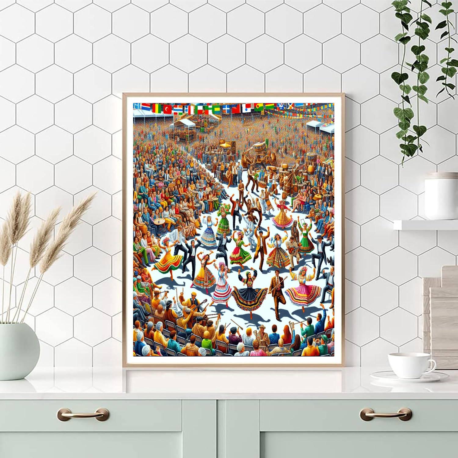 World Culture Festival - New Delhi Numbered Painting Kits