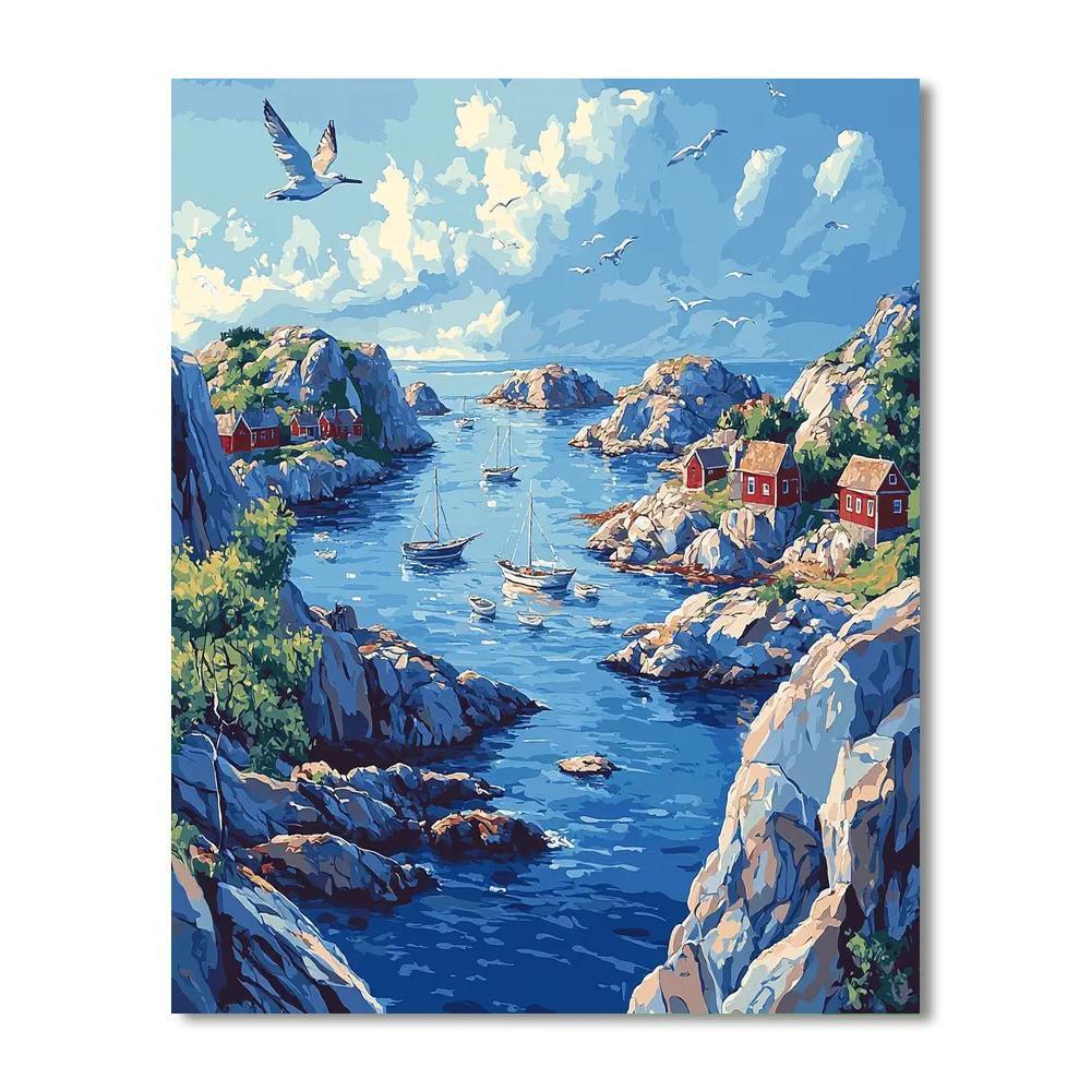 Fjällbacka Archipelago - Fjällbacka Paint By Numbers