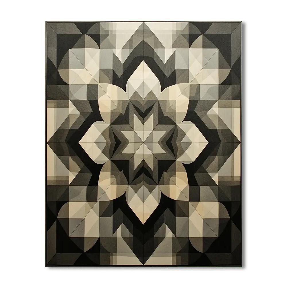 M.C. Escher Inspired Tessellation Odyssey  Painting Number Kit