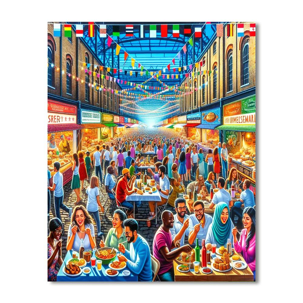 International Festival Of Street Food - Brazil Paint By Numbers Kits