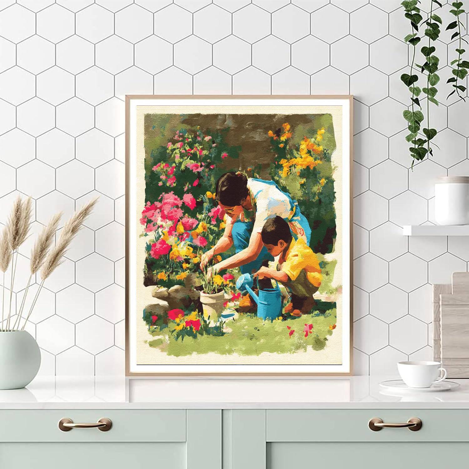 Mommy's Sweet Garden Paint By Numbers Kits
