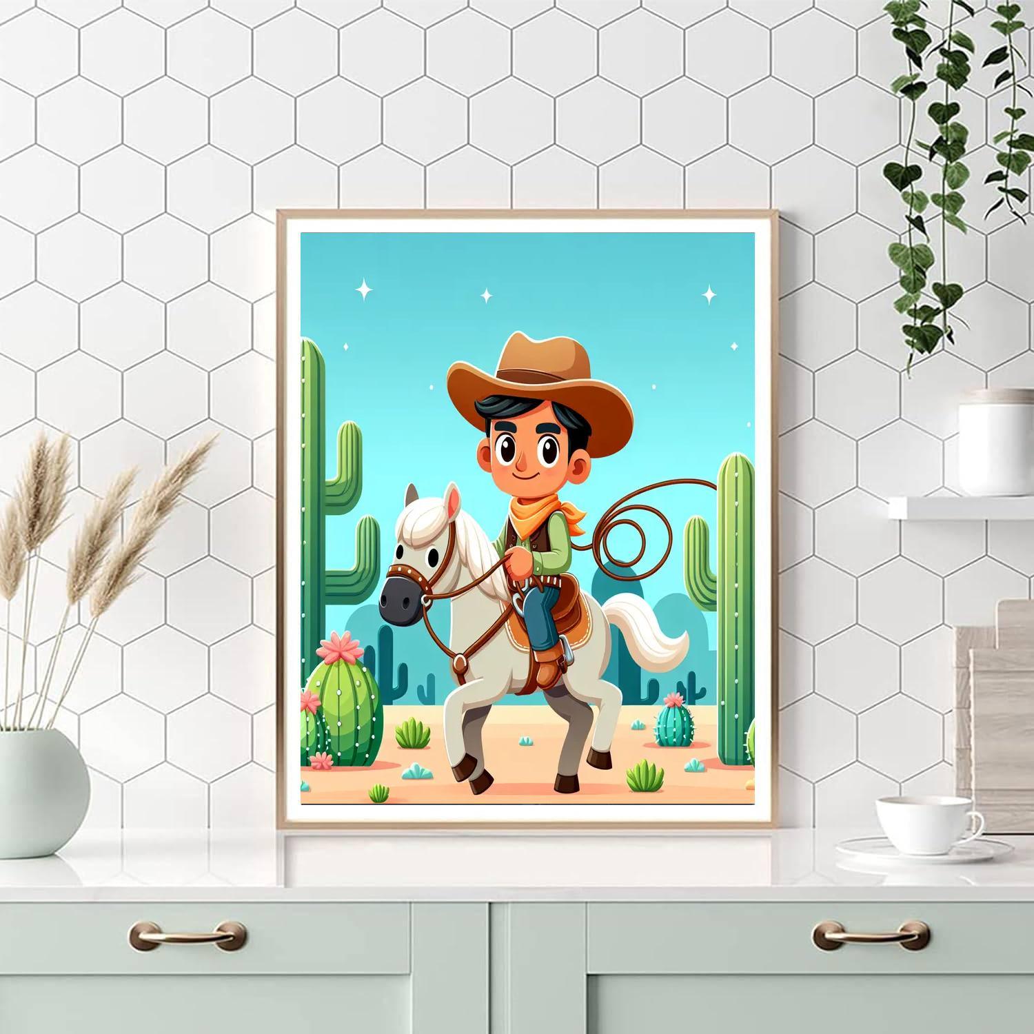 Journey To The Wild West Numbered Painting Kits
