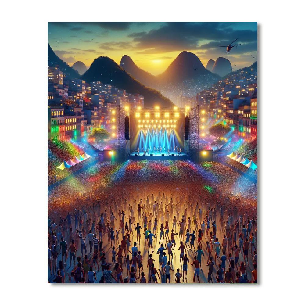 Rock In Rio - Rio De Janeiro, Brazil Paint By Number