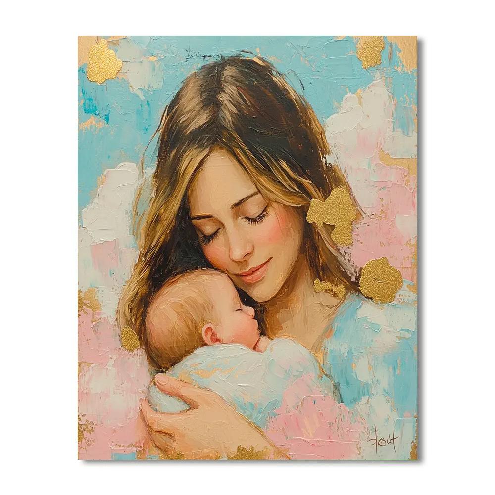 A Mother's Gentle Touch Painting Number Kit