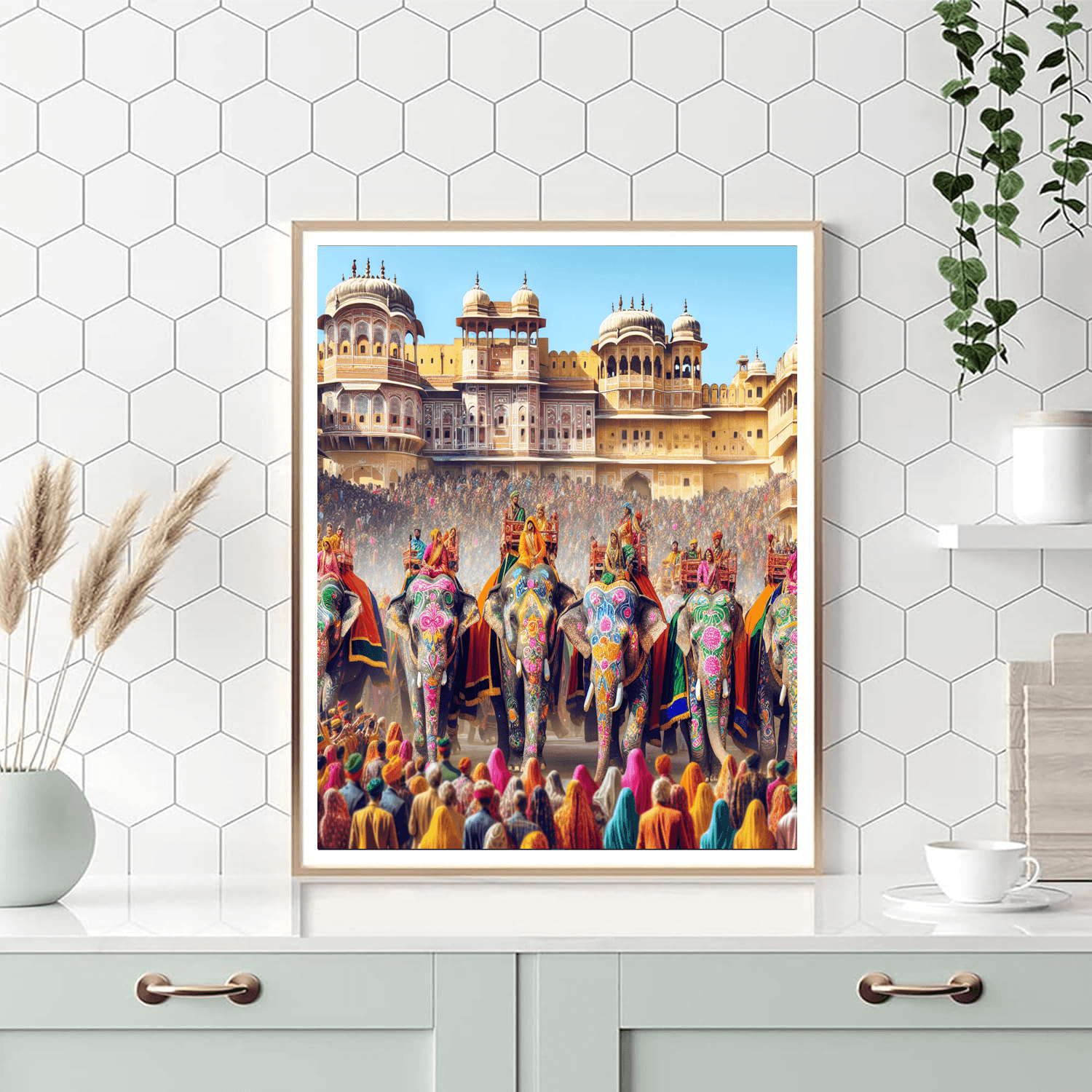 Elephant Festival - Jaipur, India Paint By Number