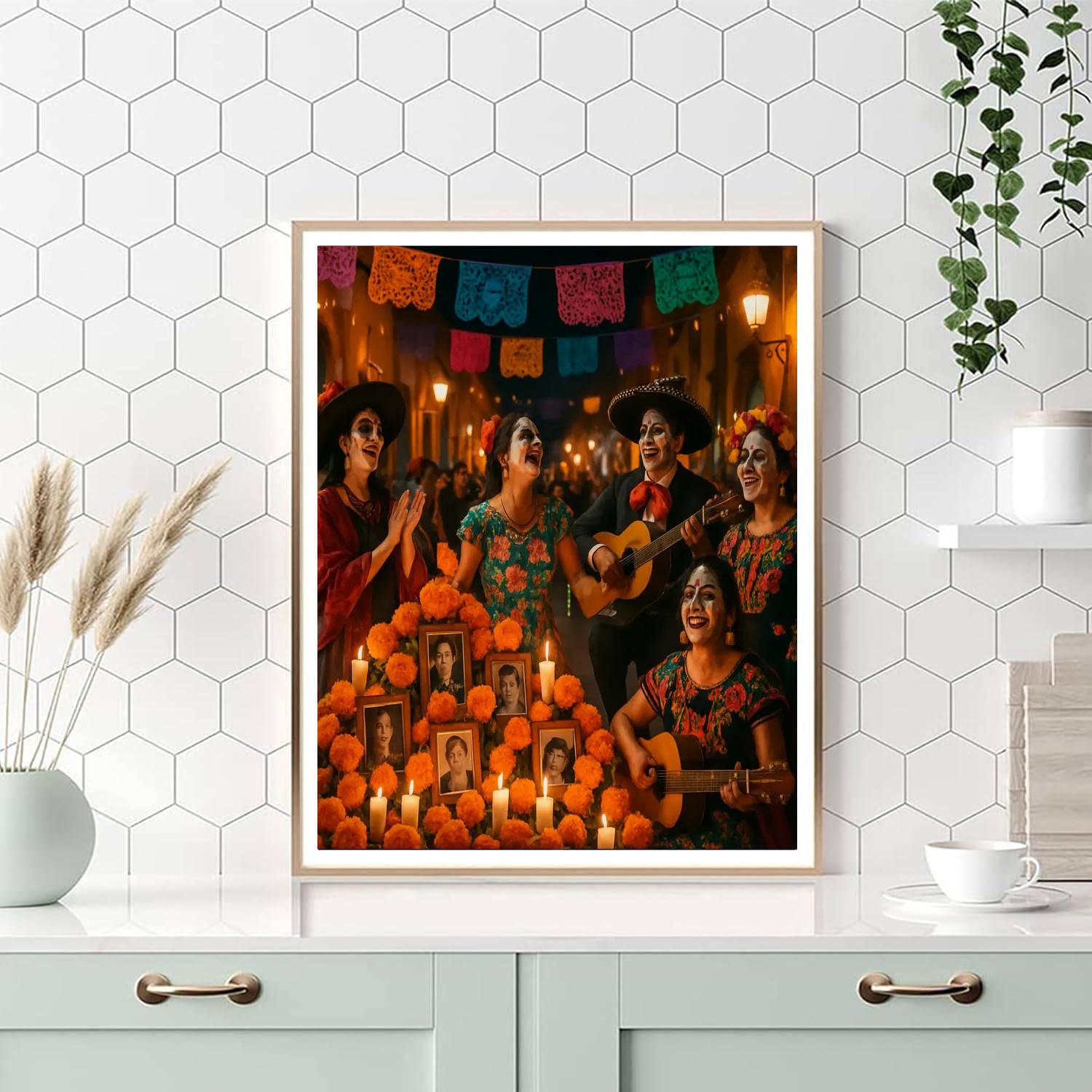 Festival Of The Dead Numbered Painting Kits