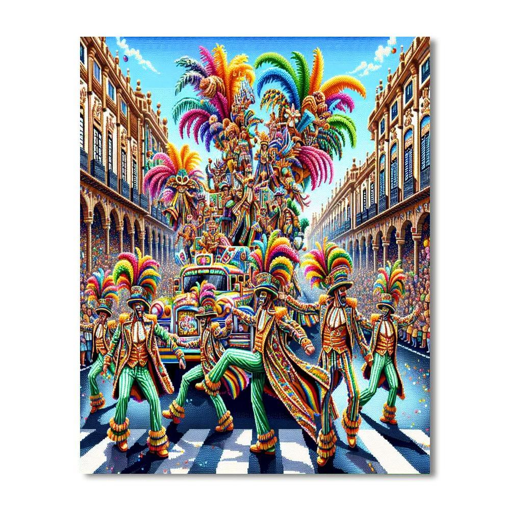 Santa Cruz De Tenerife Carnival - Spain DIY Paint By Numbers