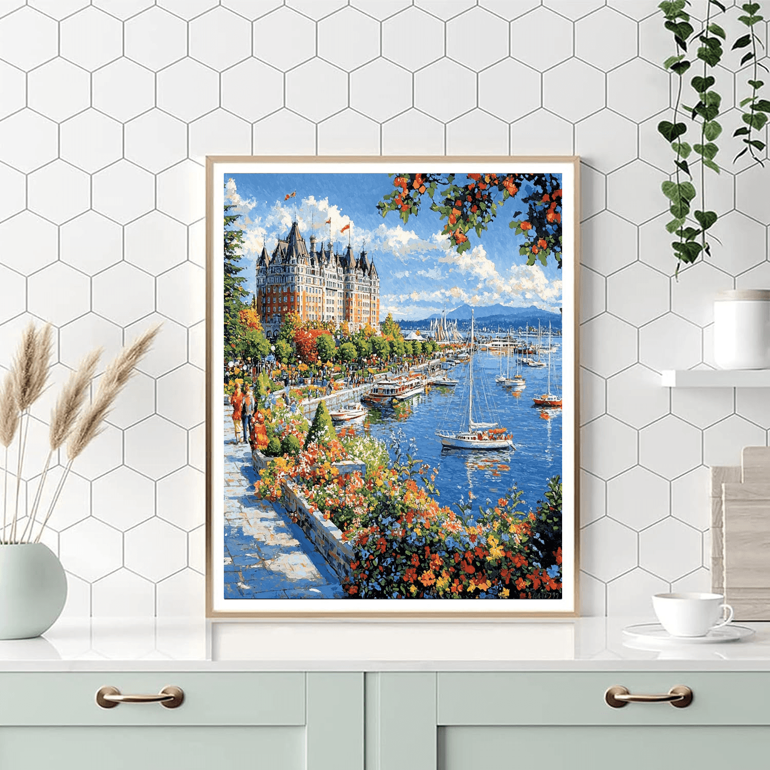 Victoria's Inner Harbour Numbered Painting Kits