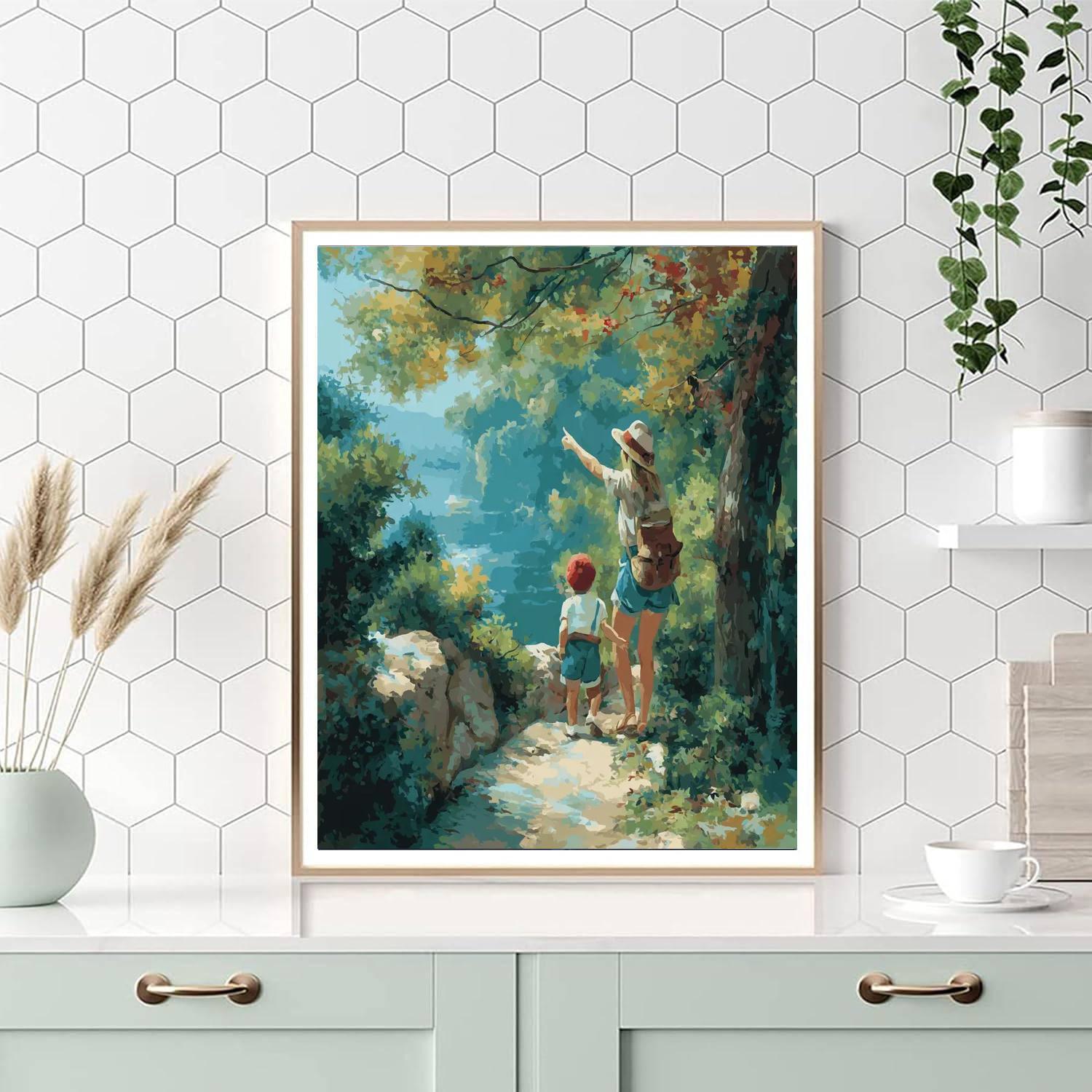 The Little Explorer Paint By Numbers Art