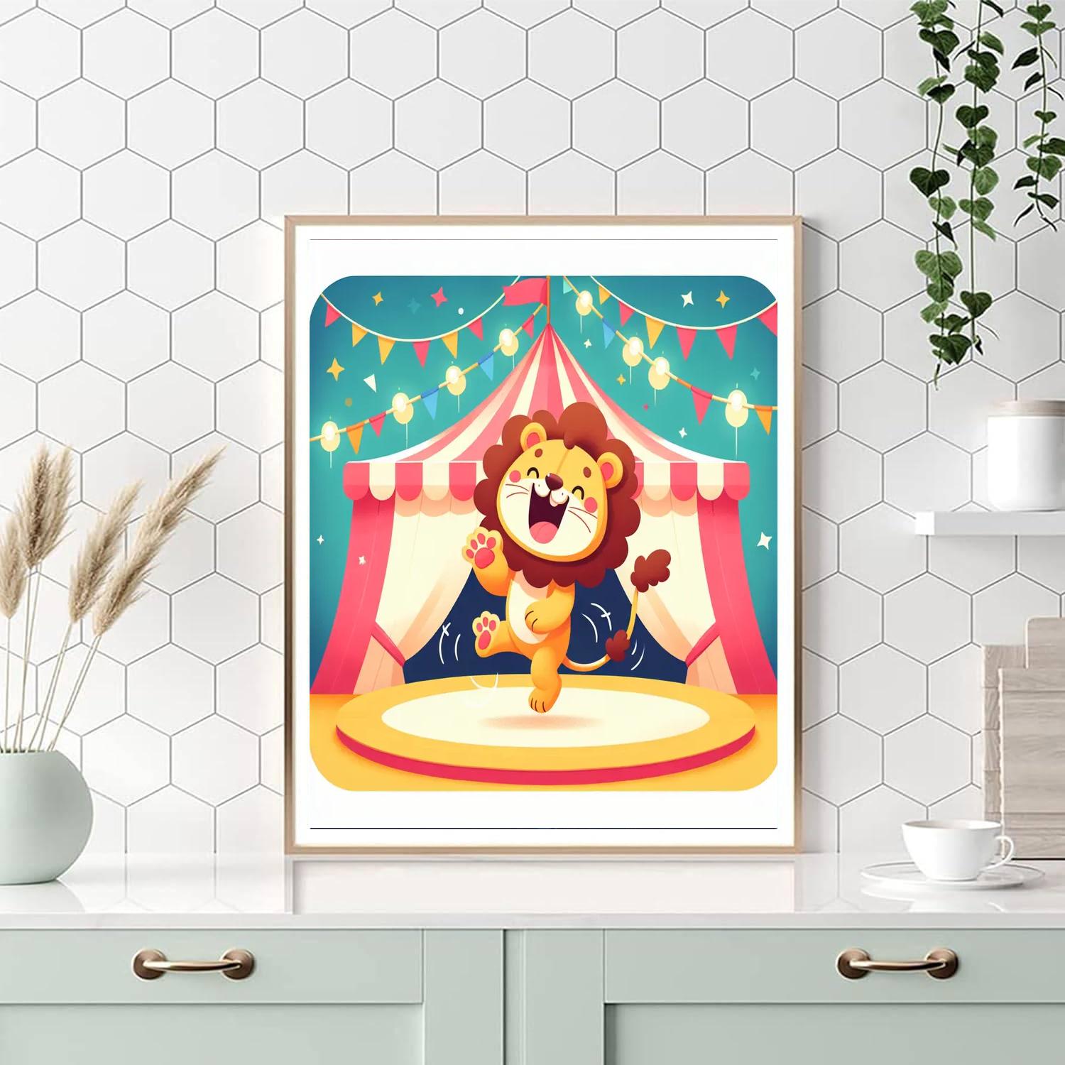 Animal Circus Show Paint By Numbers Kits