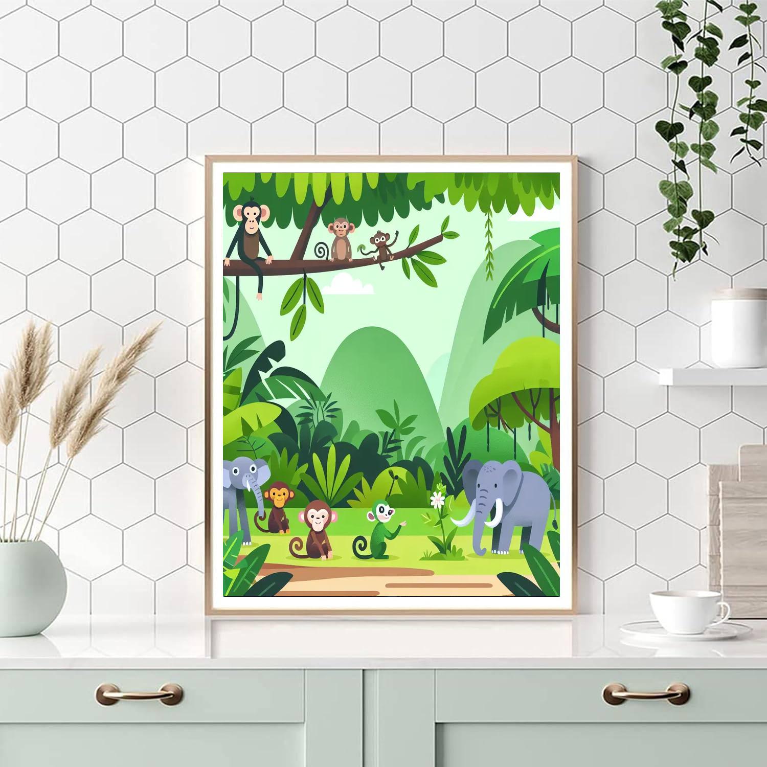 The Great Jungle Expedition Numbered Painting Kits